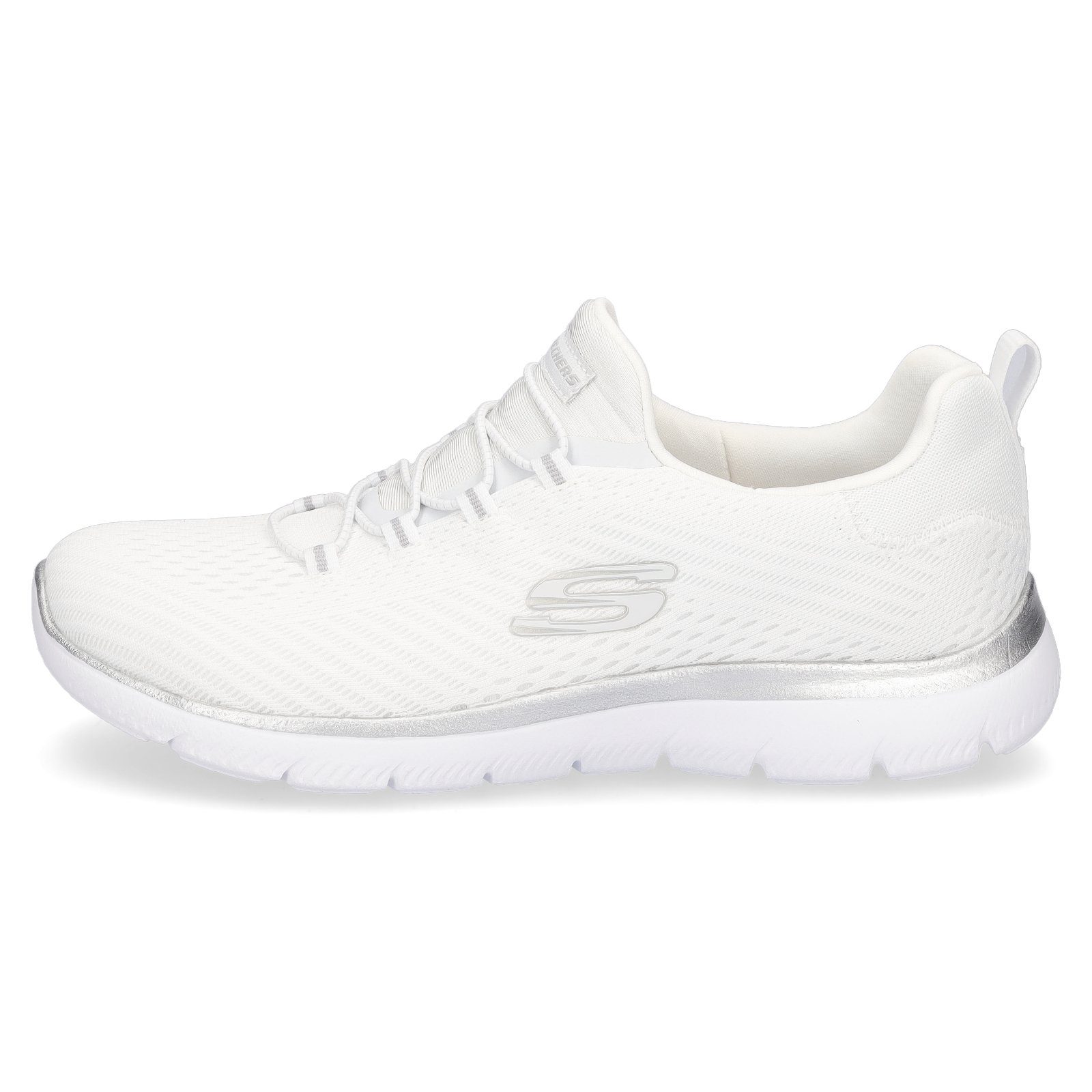 Sneaker Skechers Sneaker weiß Attraction Fast Skechers (White) (20202251) Damen Weiß