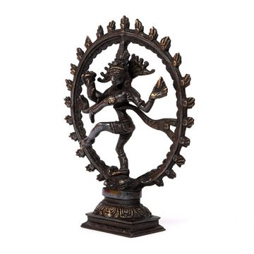 bodhi Dekofigur Nataraj Statue, Messing ca. 23 cm, schwarz