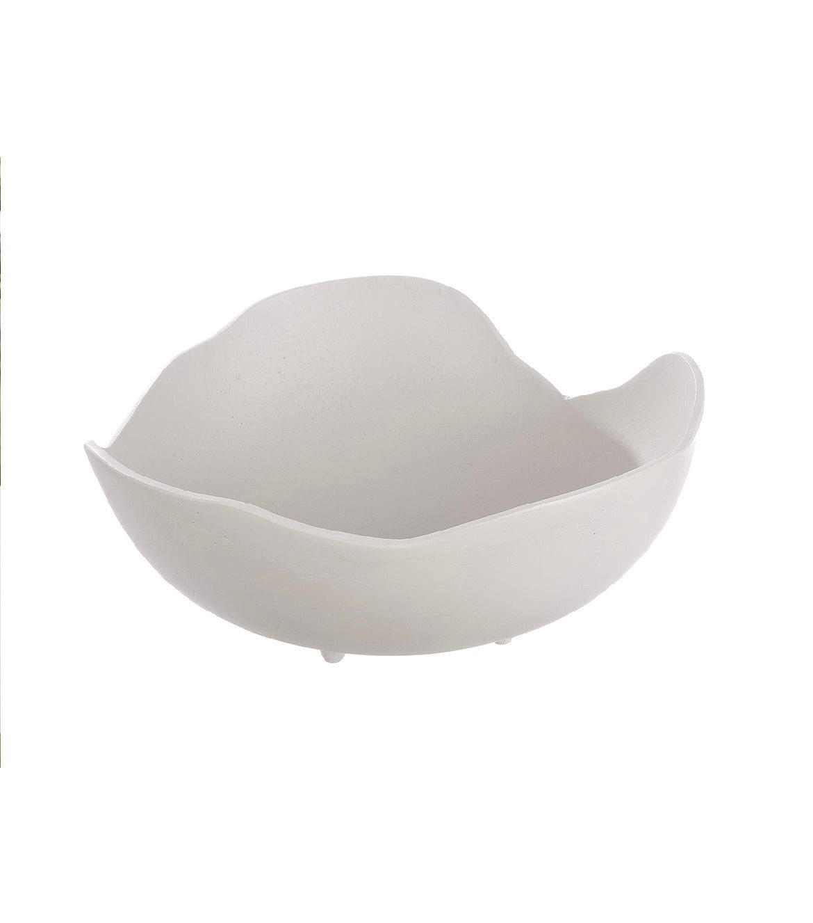 GILDE Schale Schale in ausgefallener Form aus Aluminium antikfinish von Gilde
