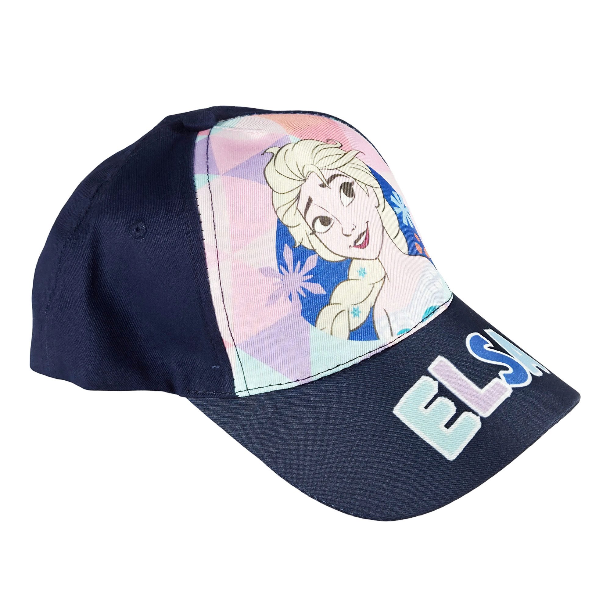 Disney Baseball Cap Disney Die Eiskönigin Elsa Kinder Mädchen Basecap Baseball Kappe Gr. 52 bis 54