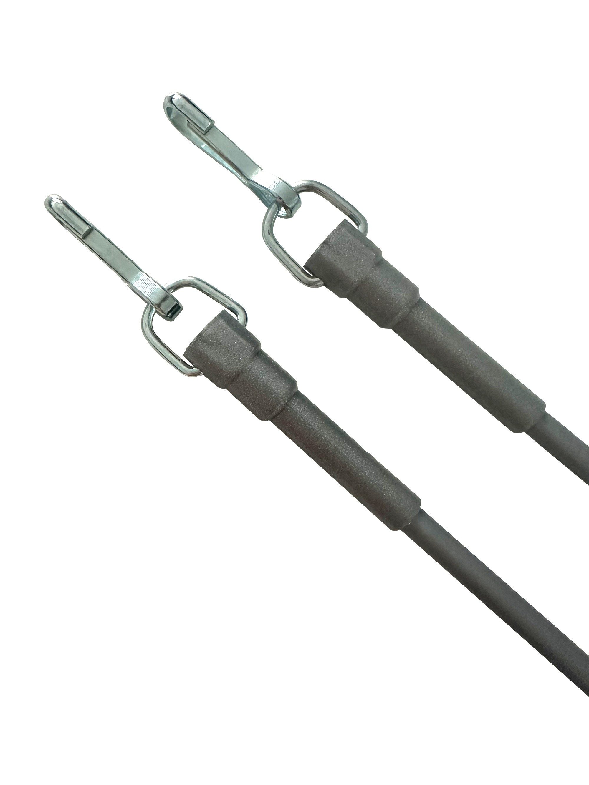 rewagi Schleuderstab Schleuderstab für Gardinen Grau 75 cm Stahl Kunststoff 2er Set, Gardinen, Schiebevorhänge, Seitenschals, Vorhänge, Verkaufseinheit 2 Stück