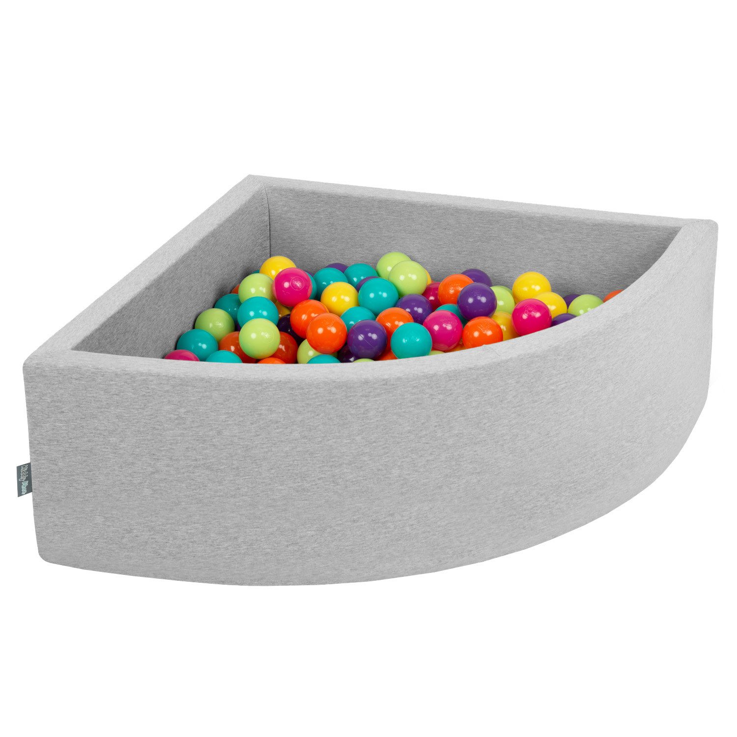 KiddyMoon Bällebad TR30D, (Bällepool mit bunten Bällen, 200-tlg)