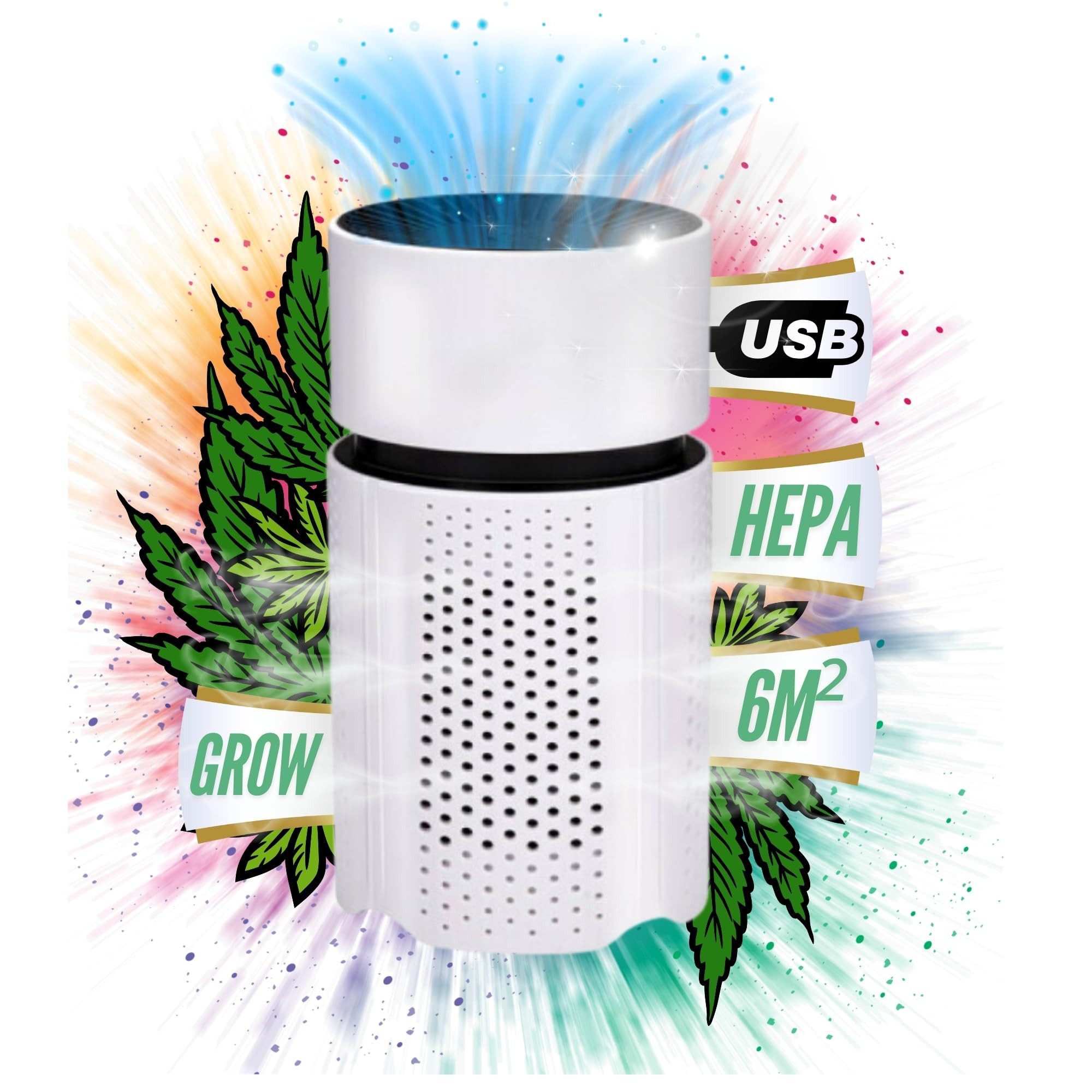 TronicXL Luftfilter Lüfter Luftreiniger Hepa Filter für Growbox Grow Grower Zelt Zubehör, Zelte Boxen Schrank Abluft Umluft Set