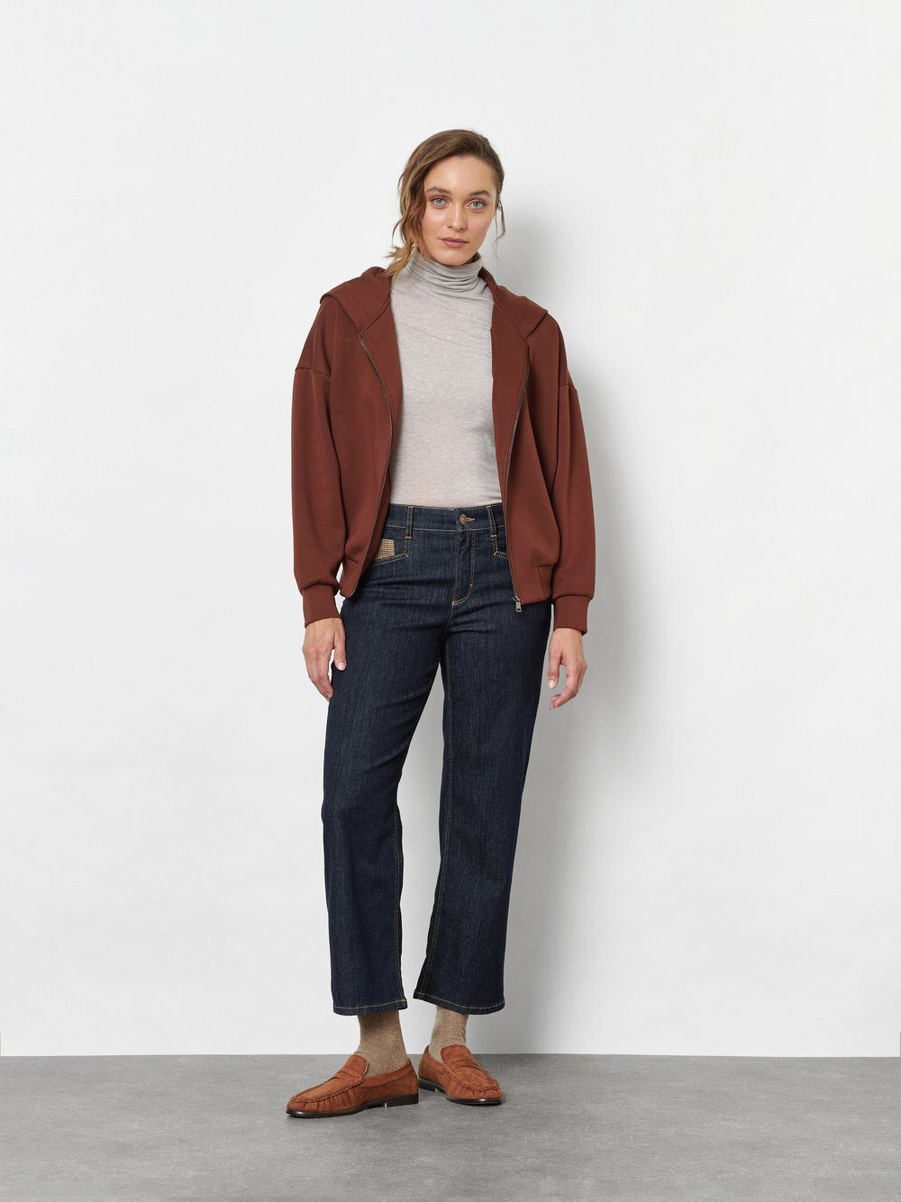 TONI Weite Jeans Liv mit Taschendetail
