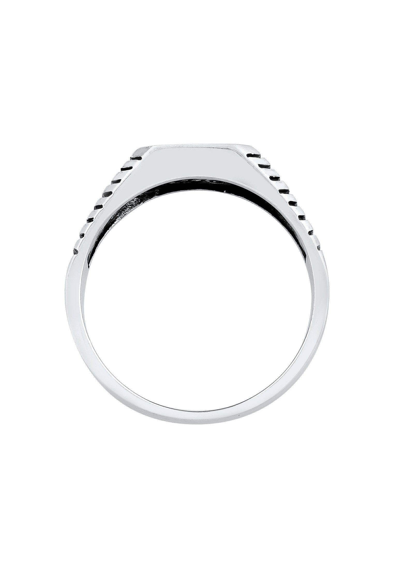 Kuzzoi Siegelring Herren Siegelring Sodalith Quadrat 925 Silber