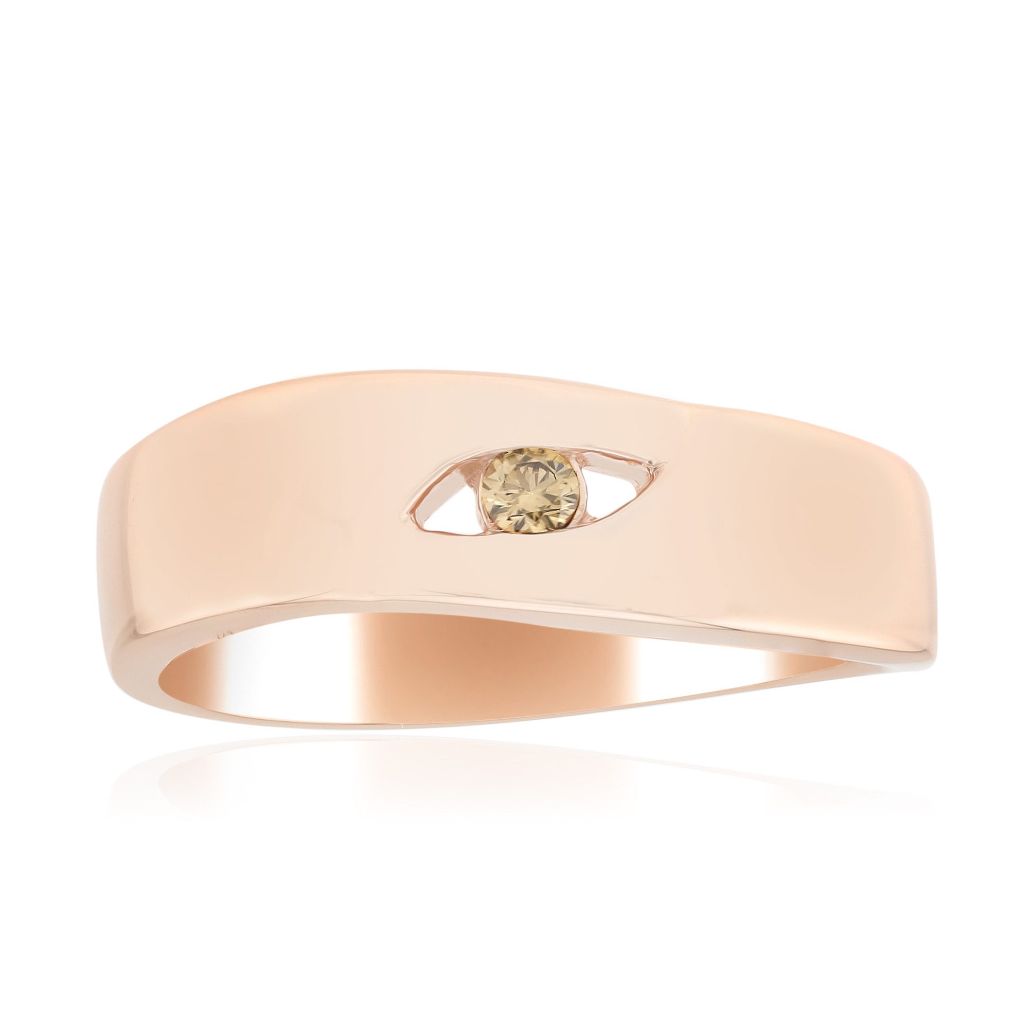 Cavill Diamantring Rose de France Diamant-Ring, rosévergoldet (1-tlg)