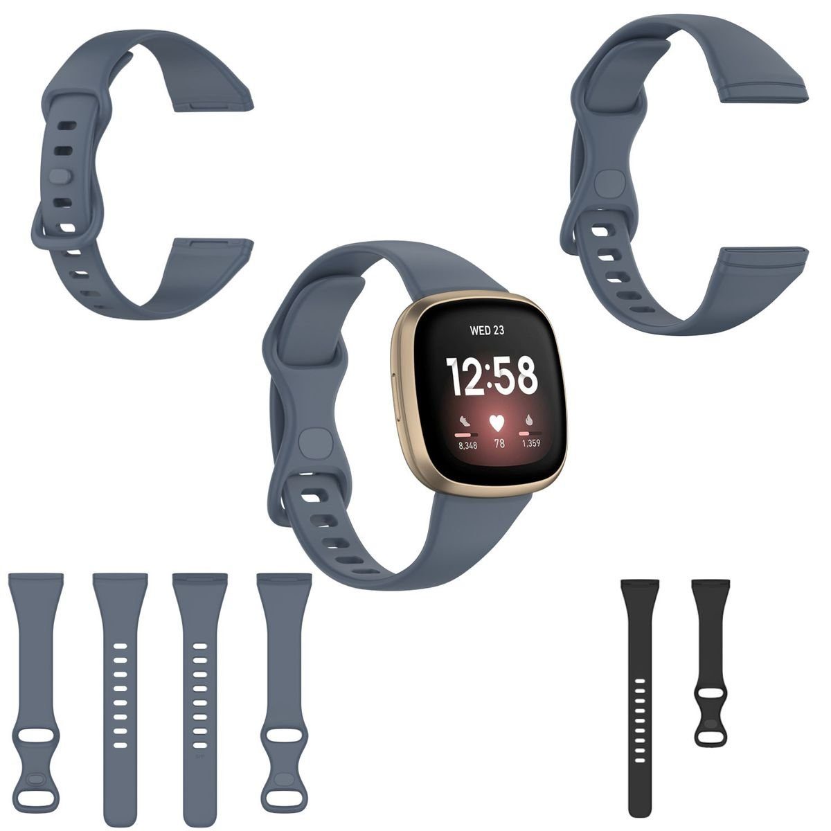 Wigento Smartwatch-Armband Für Fitbit Versa 4 günstig online kaufen