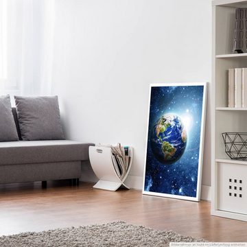 Sinus Art Poster Fotocollage 60x90cm Poster Planet Erde im All