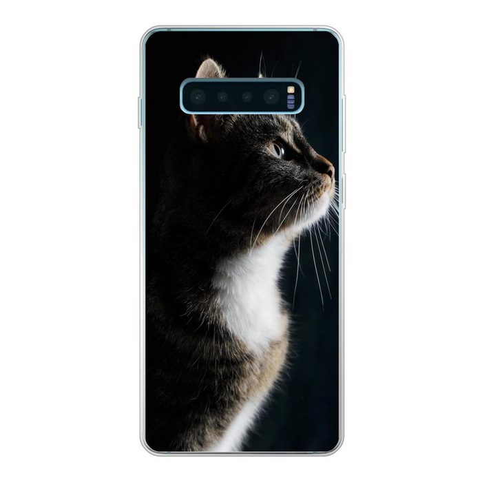 MuchoWow Handyhülle Hauskatze Phone Case Handyhülle Samsung Galaxy S10 Lite Silikon Schutzhülle