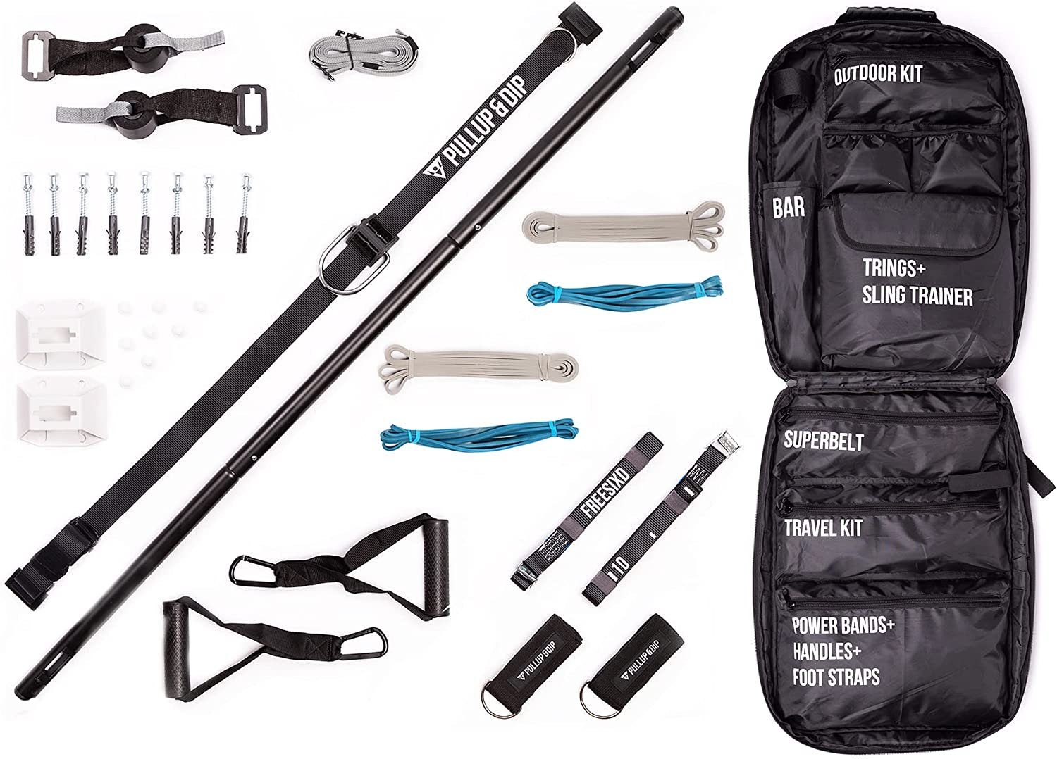 Schlingentrainer FREESIXD Schlingentrainer und Widerstandstrainer Set