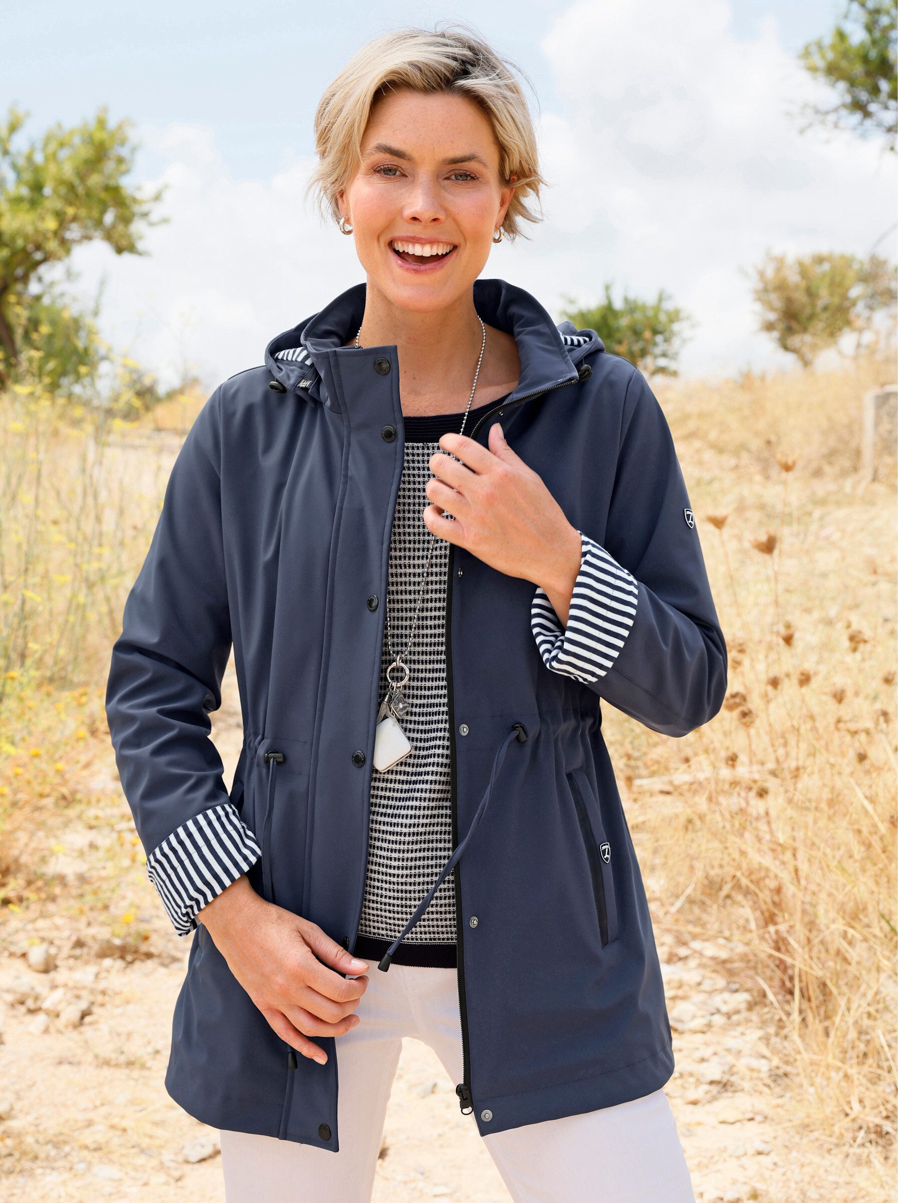 Allwetterjacke Softshell-Jacke Langarm