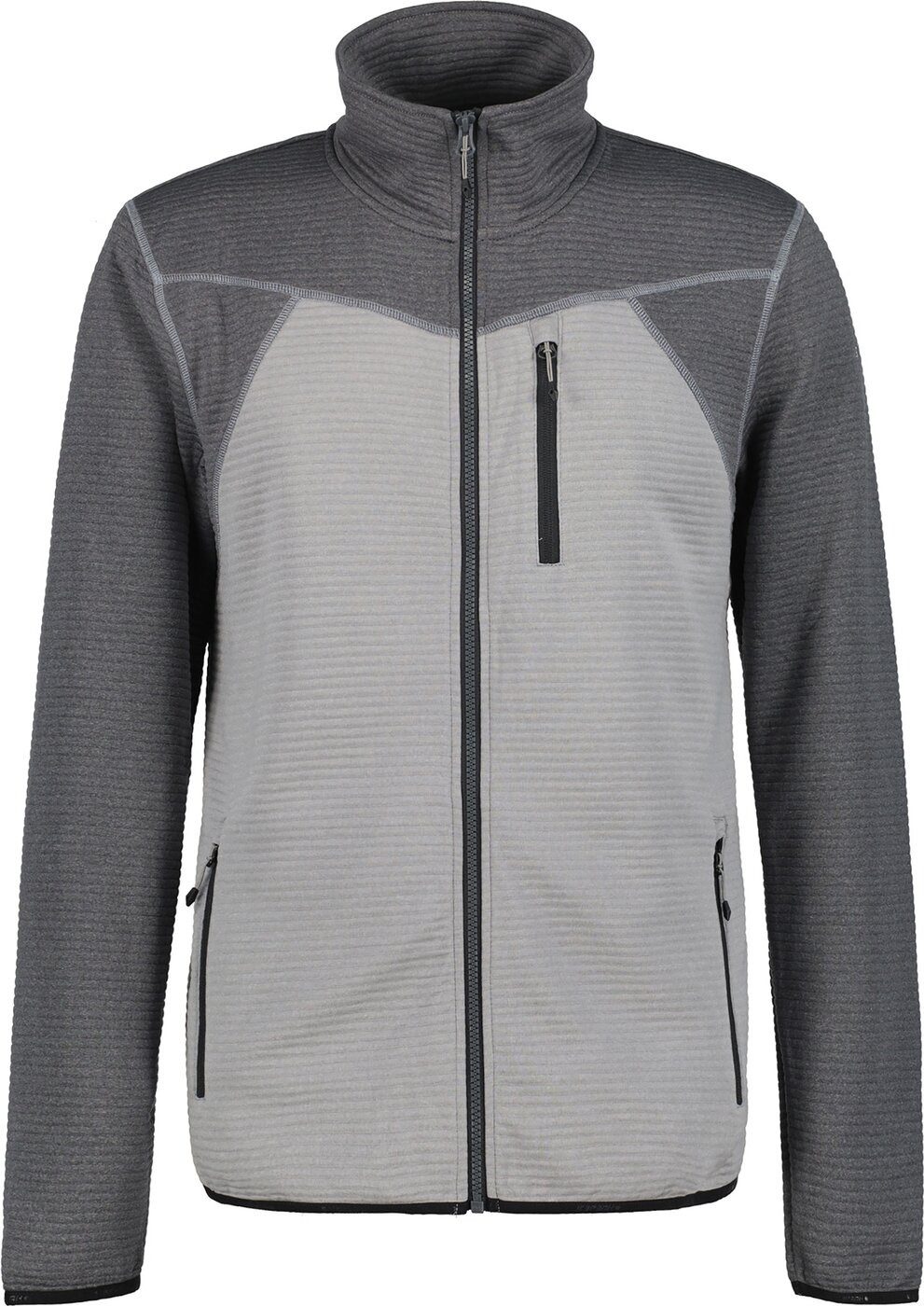 Fleecejacke ICEPEAK BERTHOLD HELL GRAU