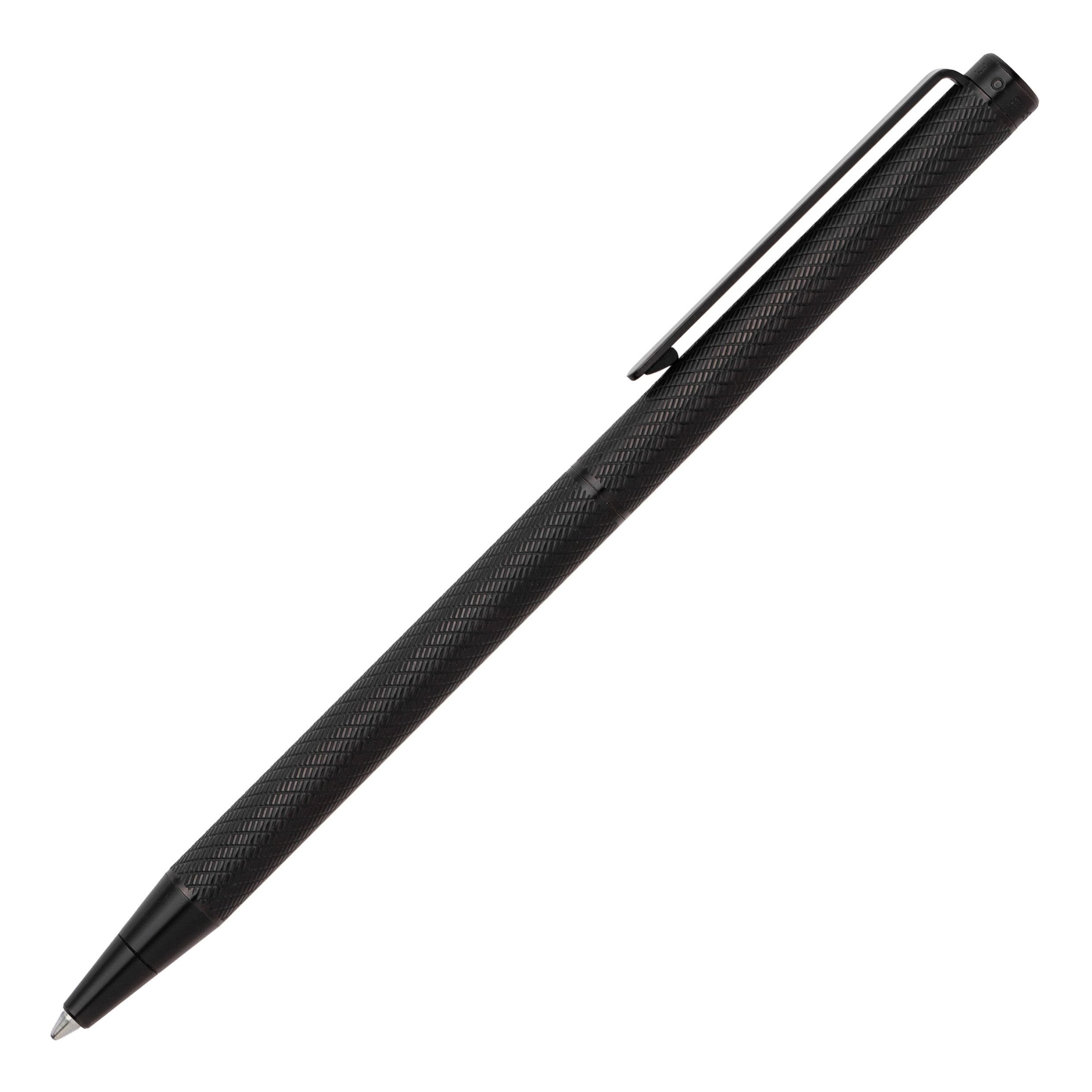 BOSS Kugelschreiber schlanker Hugo Boss Pen Cloud Schwarz, Kugelschreiber Set) (kein Ballpoint Black