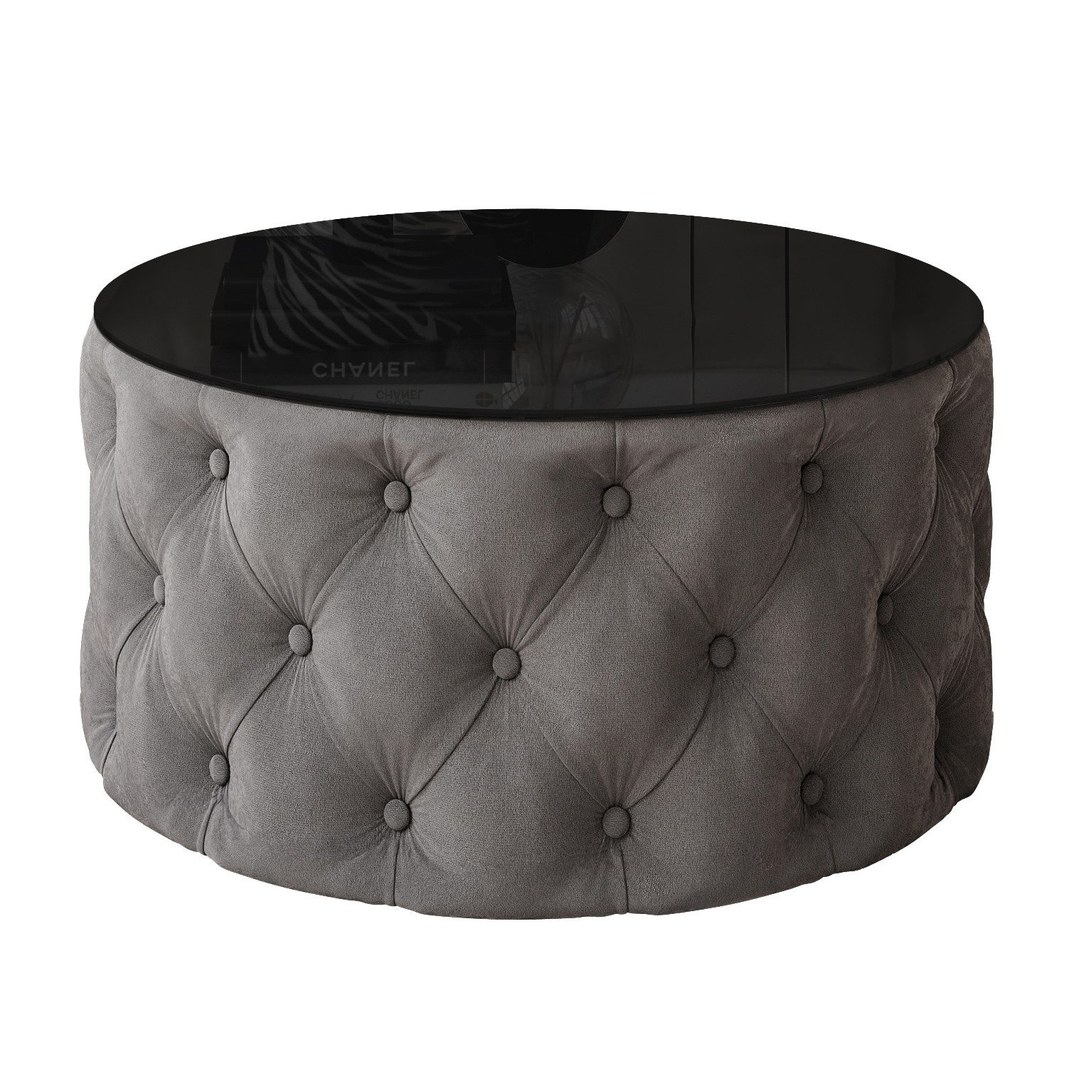Lookway Couchtisch CHESTERFIELD 70 cm runder günstig online kaufen