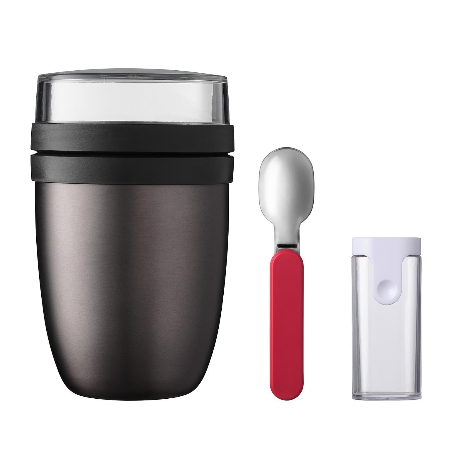 Zerodis Silikon Lunchbox – Faltbar, 800 Ml, Mikrowellengeeignet, Grün