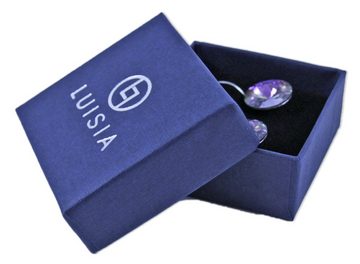 LUISIA® Paar Ohrhänger LUISIA® 14 mm Ohrringe Rivoli mit Kristallen von S