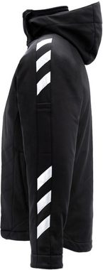 JOB Arbeitsjacke JOB-Winter-Soft Shell Jacke schwarz mit Kapuze, winddicht, wasserabweisend