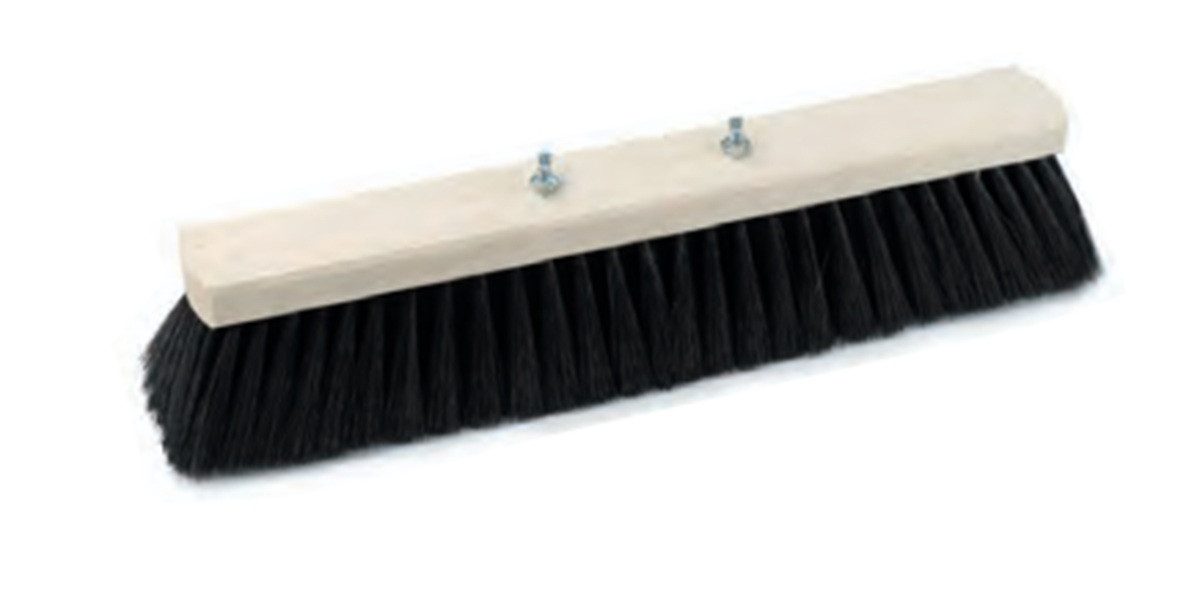 SOREX Straßenbesen Sorex Saalbesen 50 cm Flachholz m. Flügelschrauben, Kunstborsten 25210