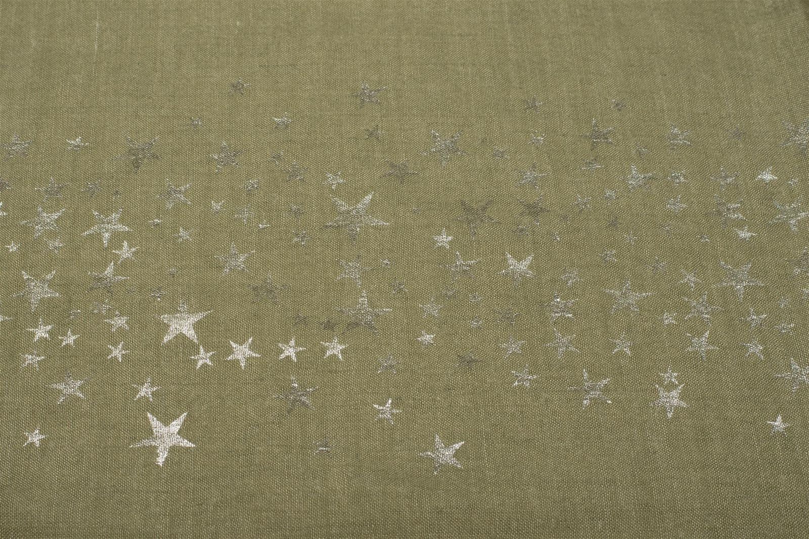 styleBREAKER Loop Loop Schal mit Metallic Sterne Print, (1-St) günstig online kaufen