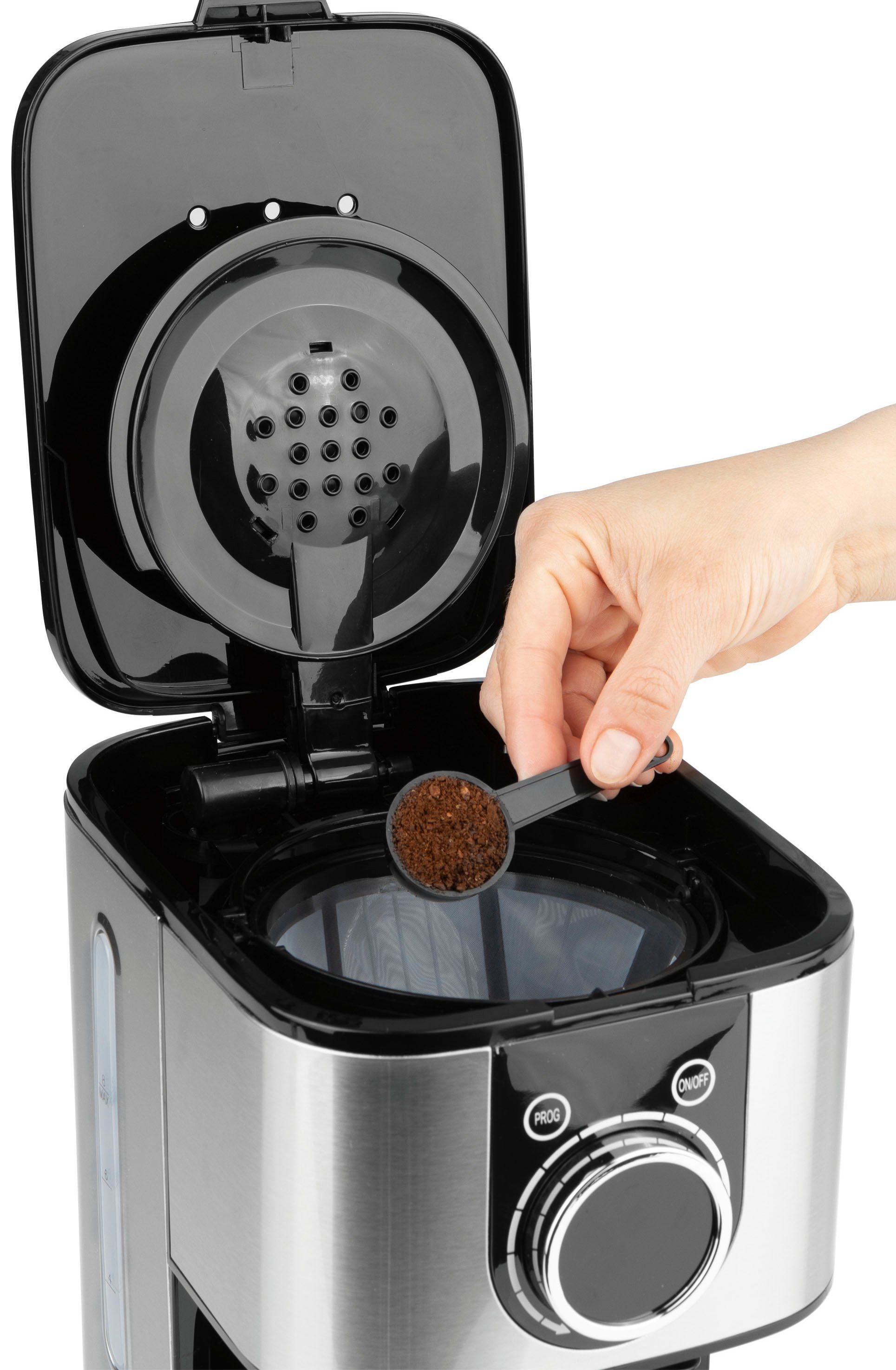 BEEM Filterkaffeemaschine FRESH-AROMA-SWITCH Thermo, 1l Permanentfilter Kaffeekanne