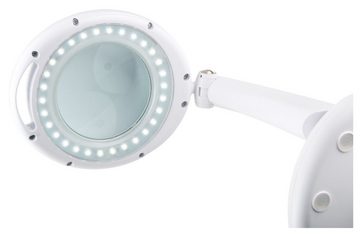 Showlite Lupenlampe LL-3043D LED Tisch-Lupenleuchte, 1,75-fache Vergrößerung, LED fest integriert, Tageslichtweiß, 6W 3 Dioptrien - 30 SMD LEDs - Stabiler Standfuß