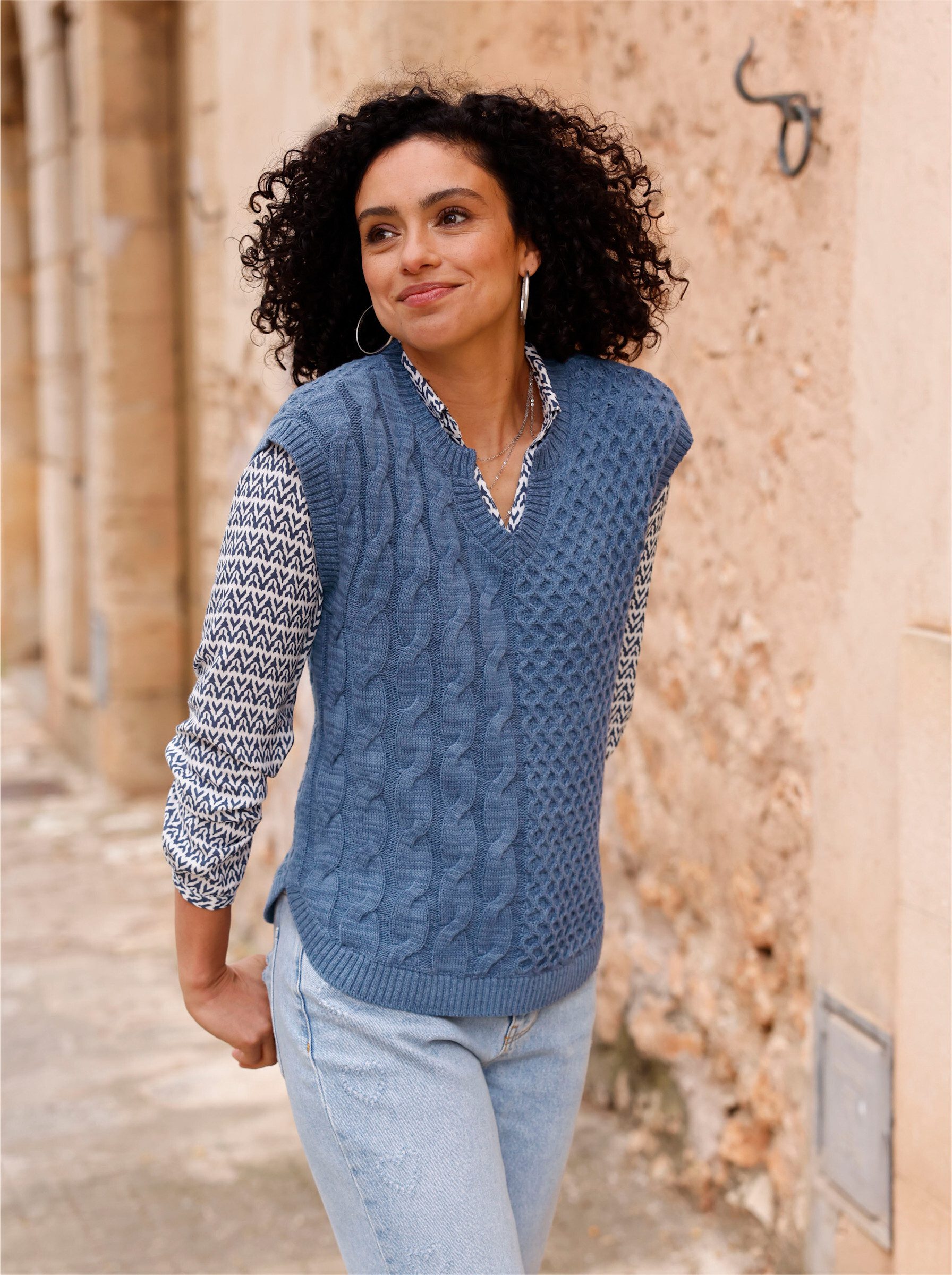 Strickpullover Pullunder
