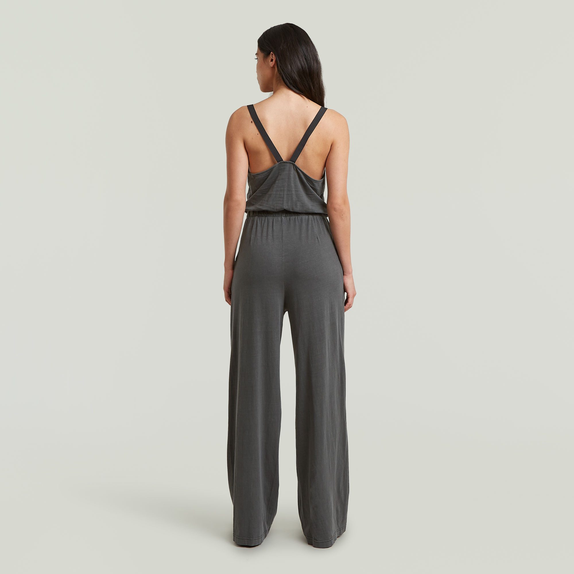G-STAR Jumpsuit Strappy Jumpsuit wmn mit Elastikbund, Wide Leg