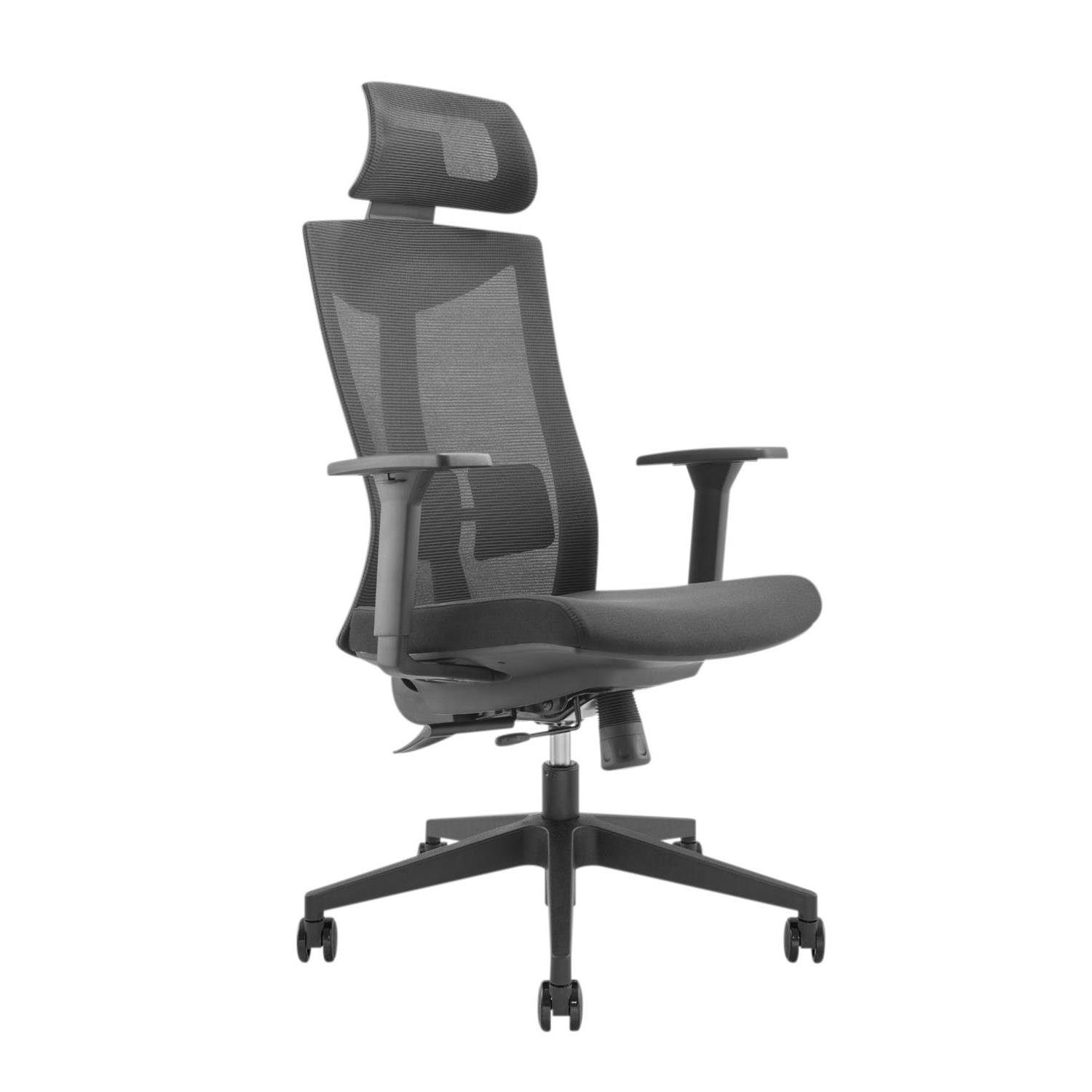 Ergo Office Drehstuhl ER-414, Ergonomischer Bürostuhl mit Rädern