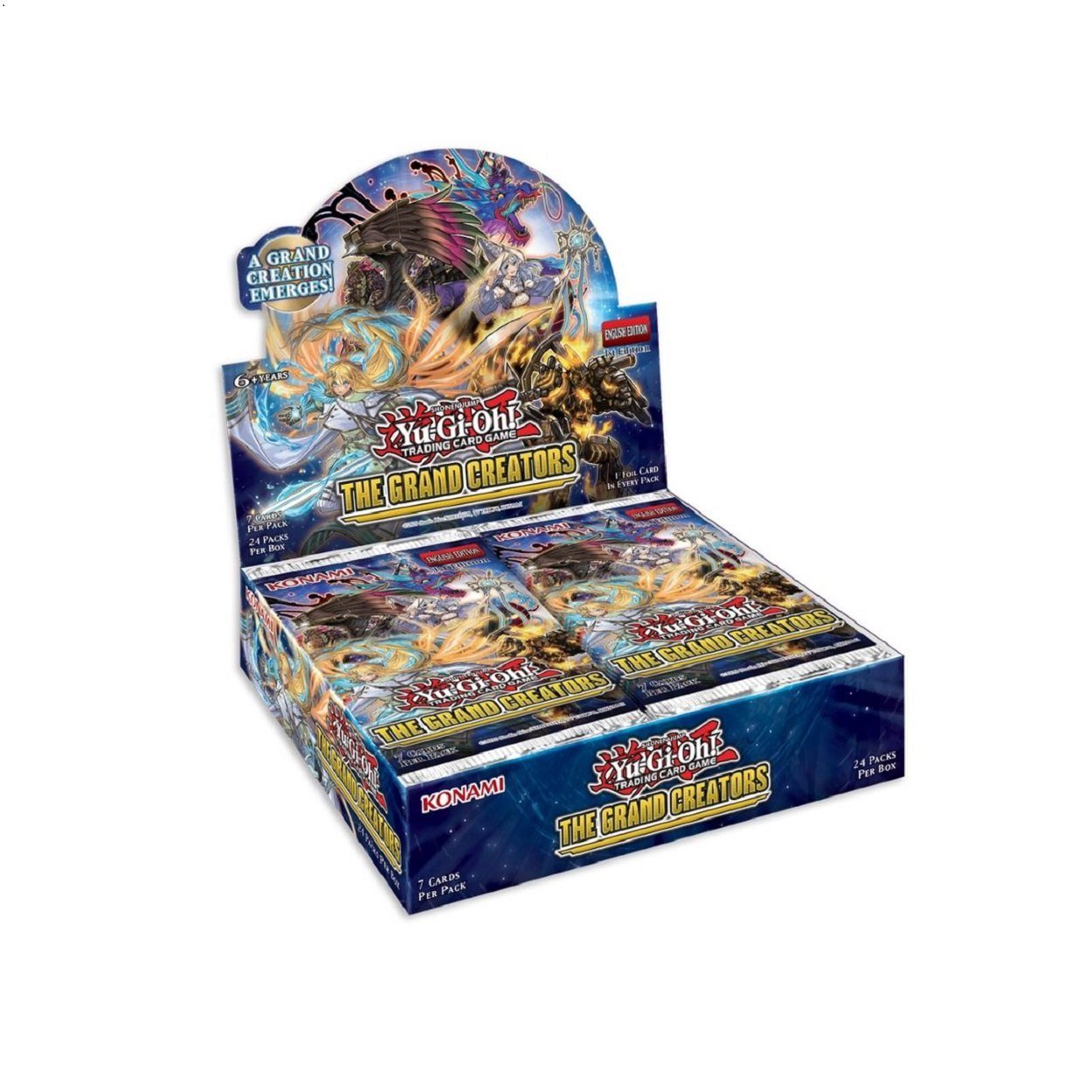 Yu-Gi-Oh Sammelkarte Yu-Gi-Oh! The Grand Creators 24 Booster Display 1st edition Englisch