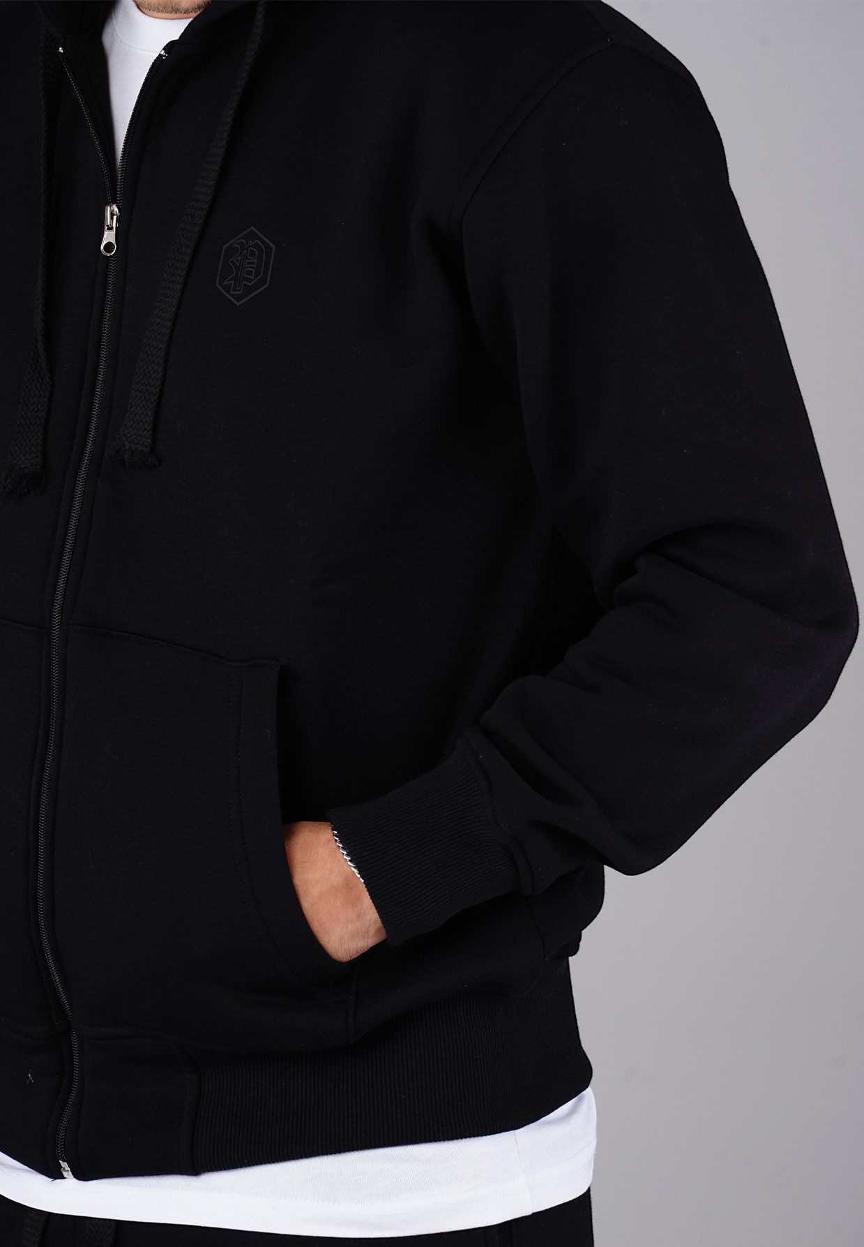 PICALDI Jeans Sweatjacke Zip Hoodie Hustle mit Kapuze günstig online kaufen