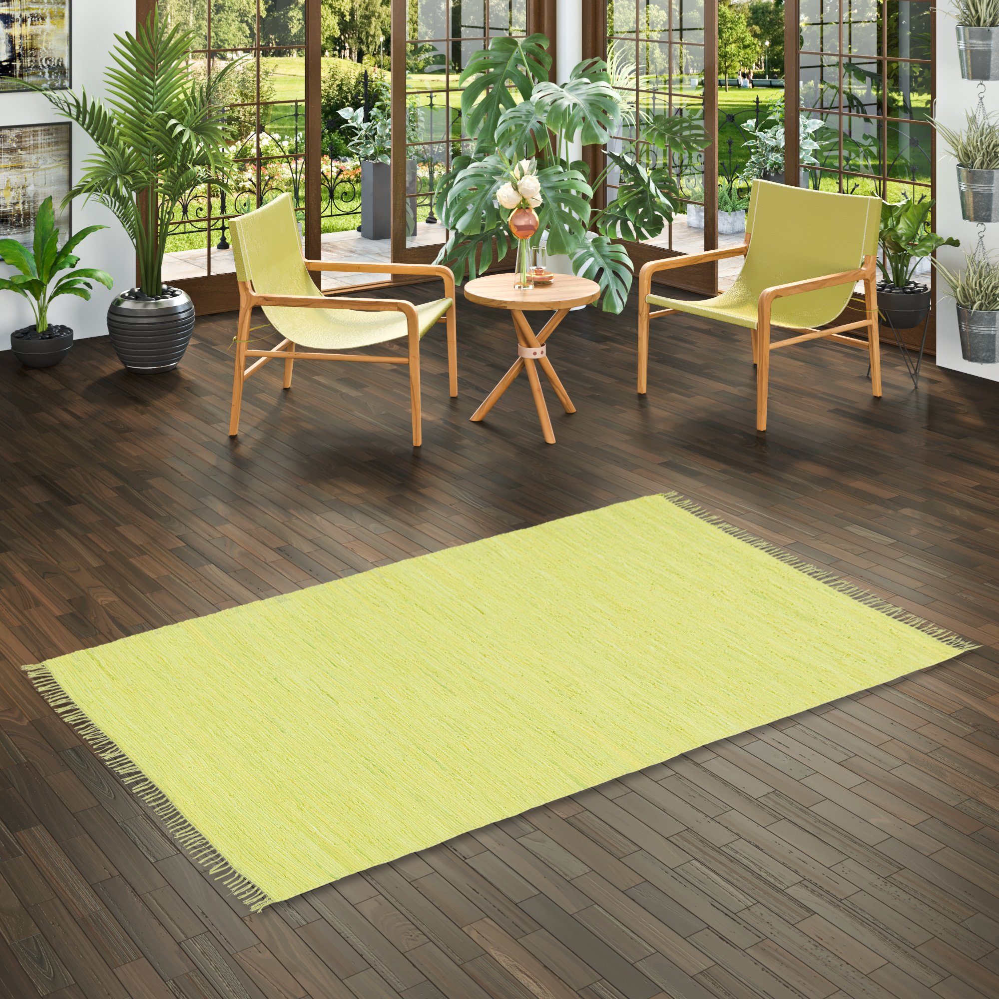 Pergamon Designteppich Baumwolle Natur Teppich Jolly günstig online kaufen