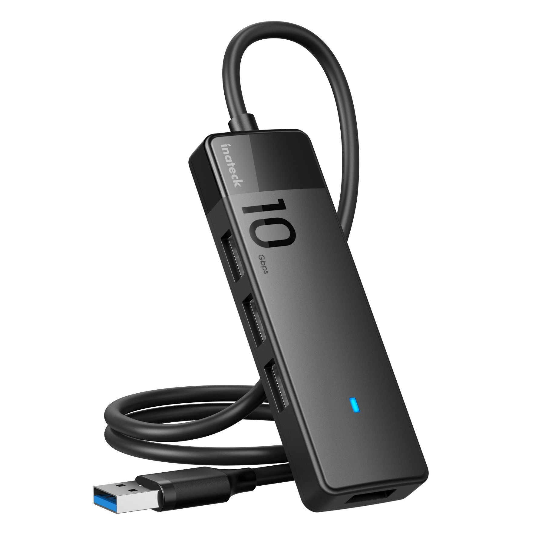 Laptop-Dockingstation USB Hub 4 Port, USB Verteiler, USB 3.2 Gen 2