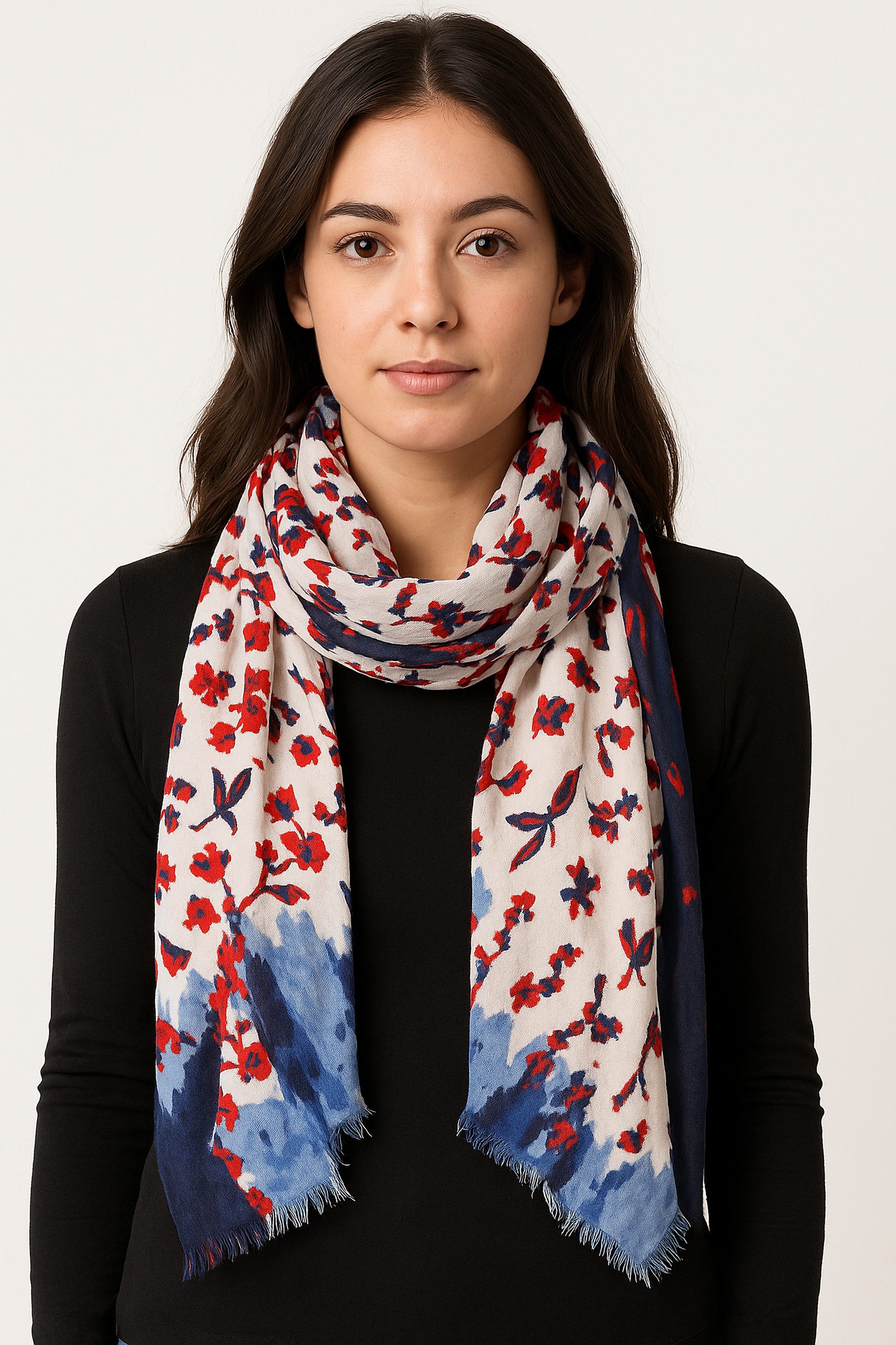 COLLEZIONE ALESSANDRO Modeschal Daria, (1-St), mit abstrakten Blumen