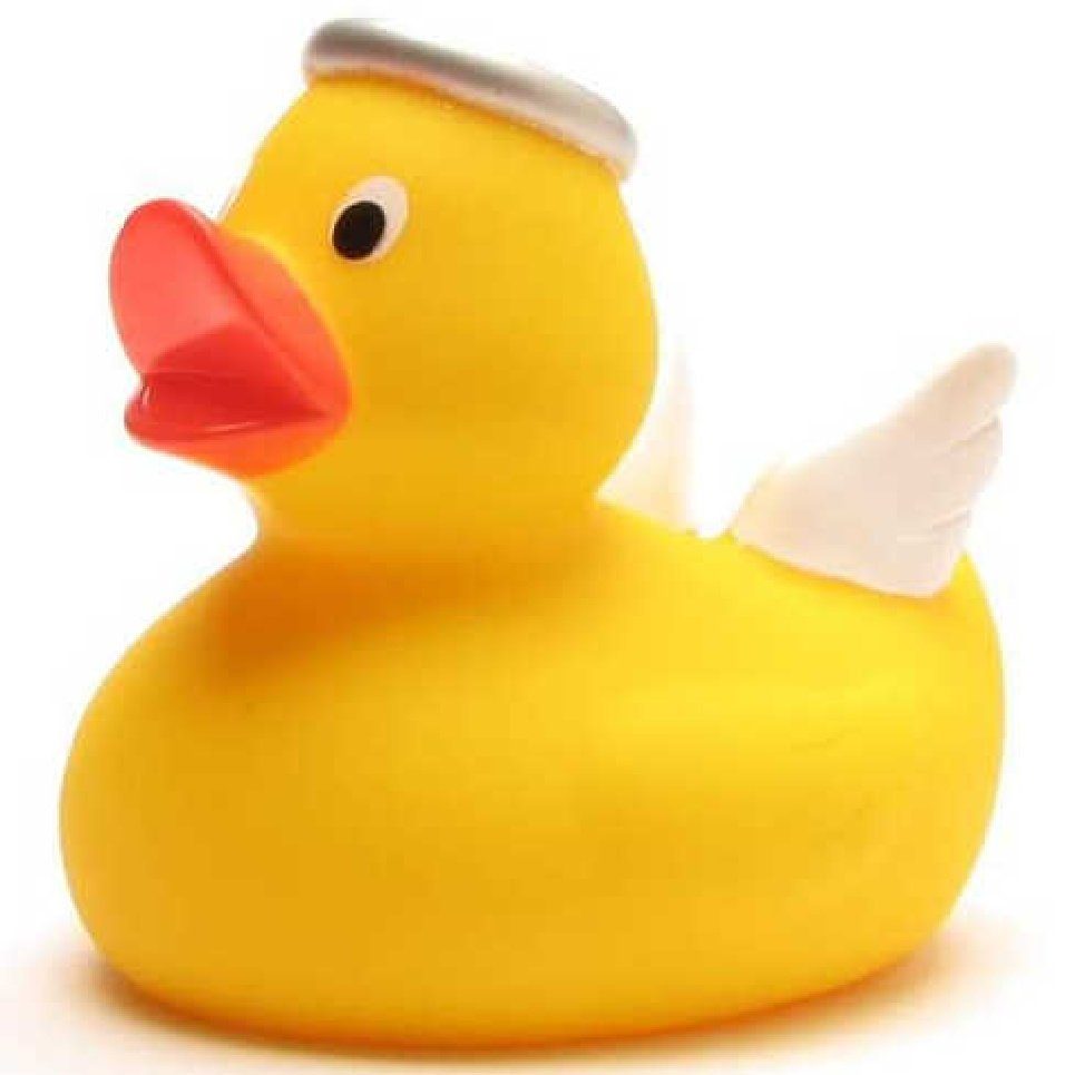 Badespielzeug »Quietscheentchen Engel gelb 6 cm Badeente«