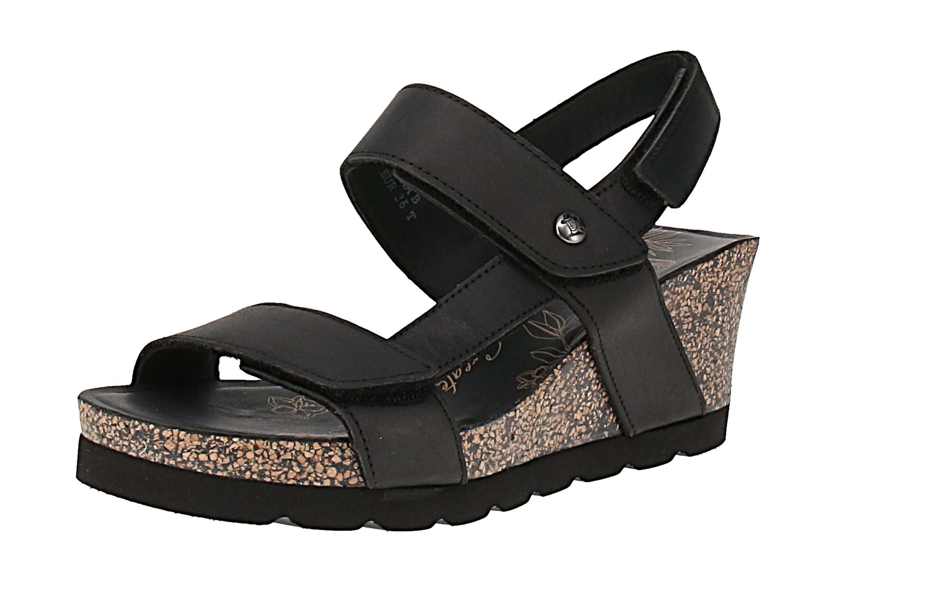 Panama Jack Panama Jack Vilma B1 Napa Grass - Damen Sandale - Black Sandale