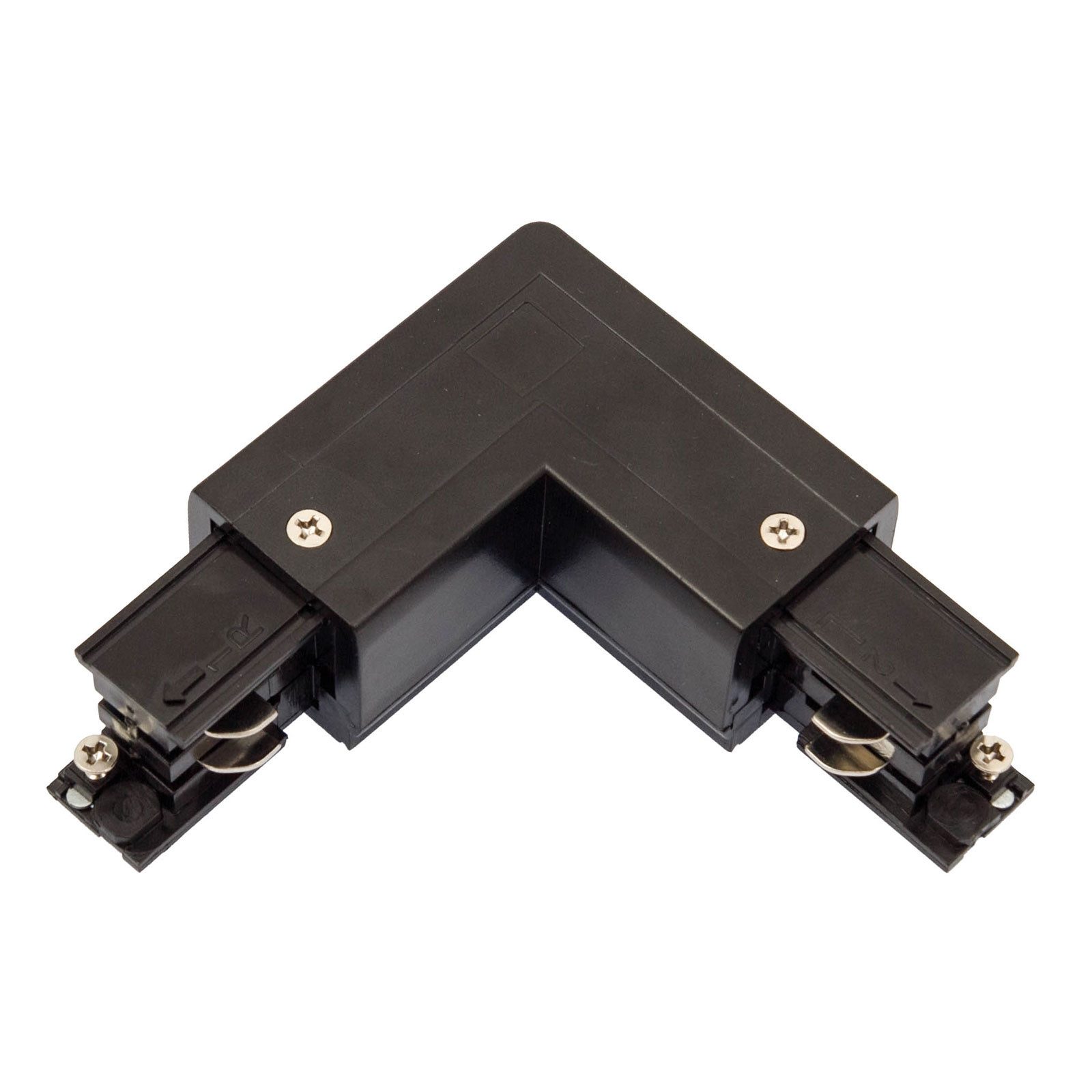 Spectrum Schienensystem-Verbinder SPS2 Leitungsverbinder für 3-Phasen Stromschiene IP20 Schwarz L rechts, 10 cm, Leitungsverbinder für 3 Phasen Stromschiene L rechts