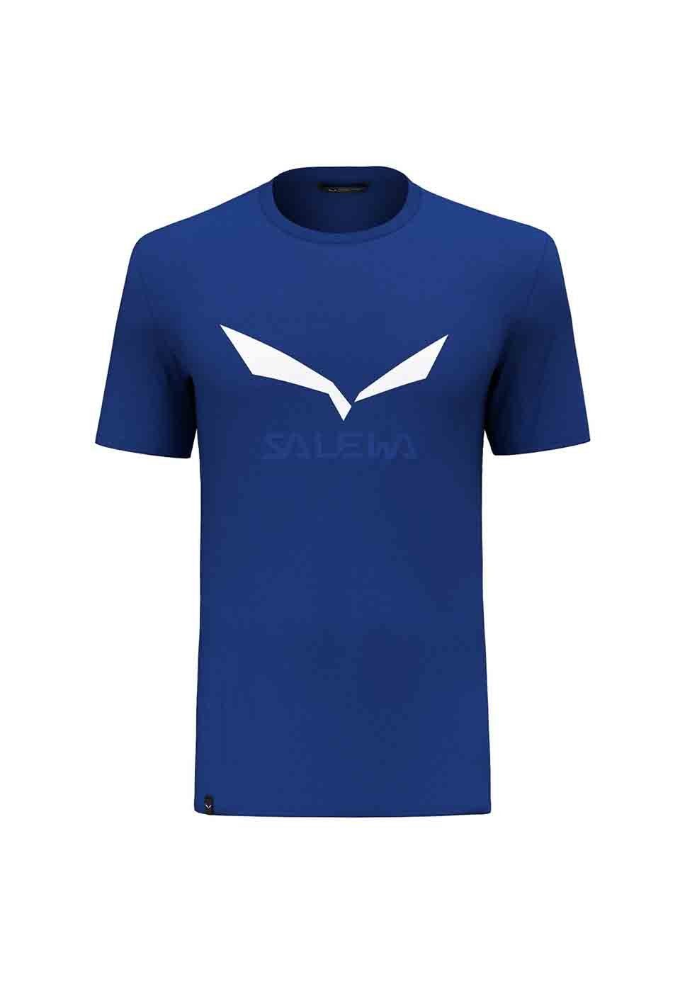 Salewa Laufshirt Salewa Herren T-Shirt Solidlogo Dri-Release® 02701 blau | Sportshirts