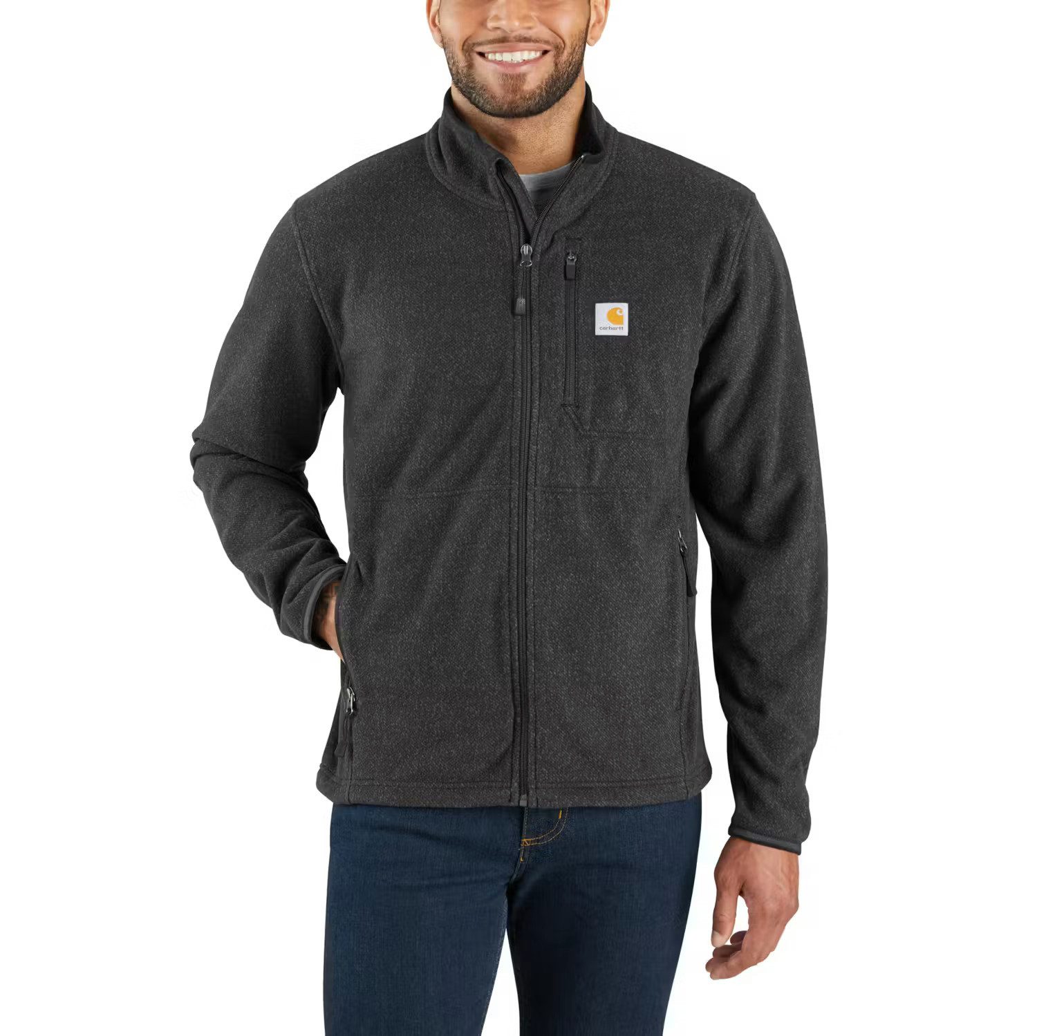 Carhartt Sweatshirt 103832 Fleece-Pullover mit durchgehendem günstig online kaufen