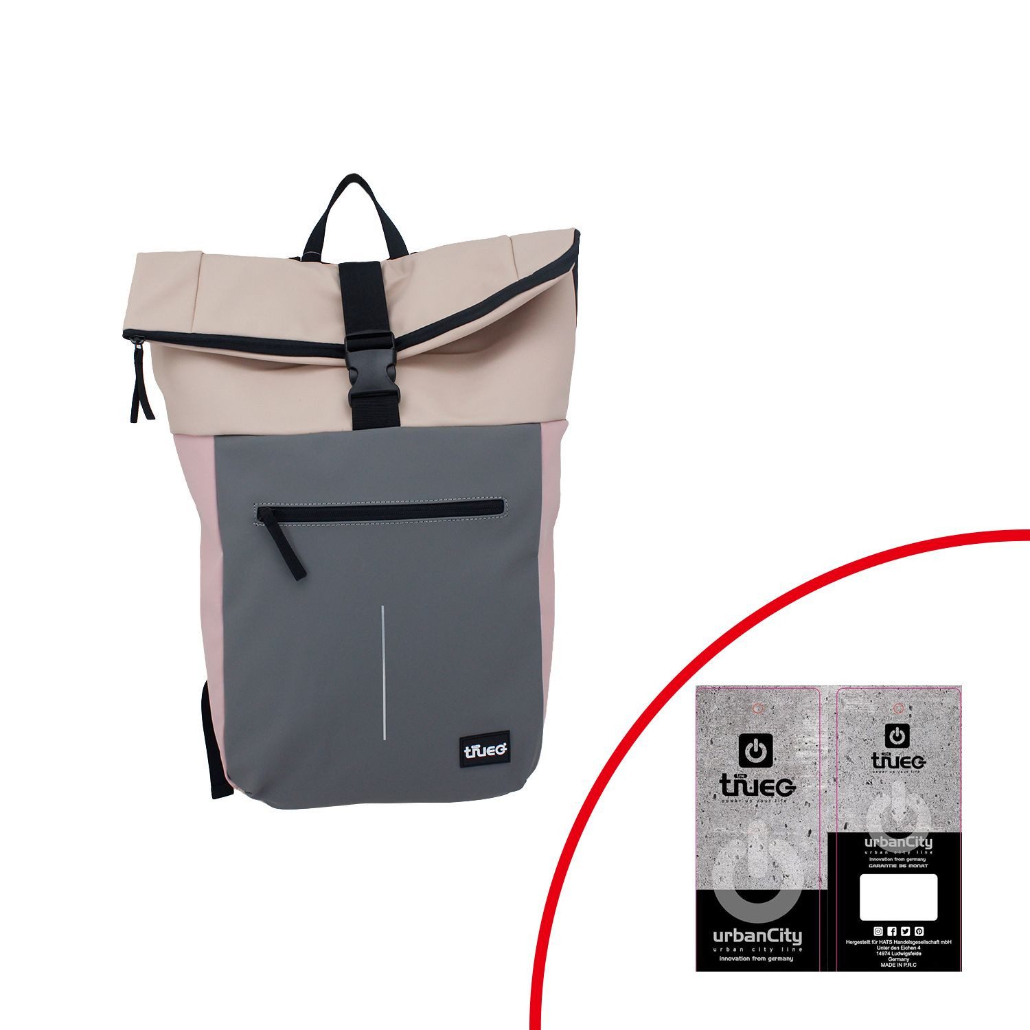 TheTrueC Freizeitrucksack TheTrueC Rucksack Urban Line - Bennie Bennie mix color (1-tlg)