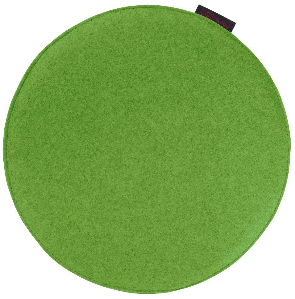 Stuhlkissen Stuhlkissen AVARO Filz rund grün 35x2cm