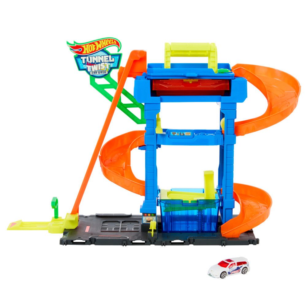 Mattel® Autorennbahn Hot Wheels Arena City ECL Tunnel Twist Car Wash