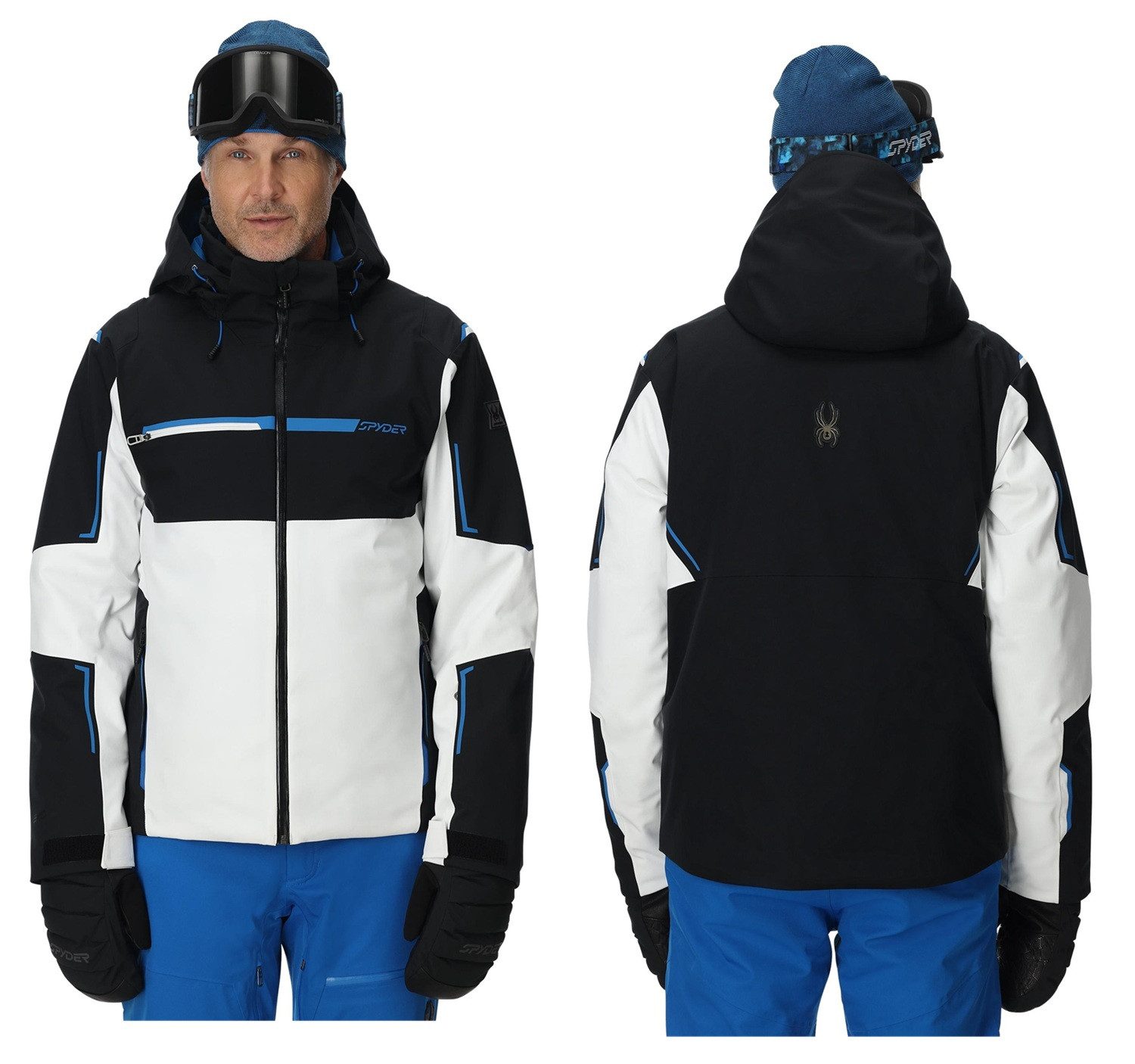 Spyder Skijacke Spyder Titan Jacket Herren Skijacke Winterjacke 38SA075404 WHT