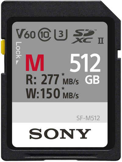 Sony SDXC-Karte 512GB Cl10 UHS-II U3 V60 Speicherkarte