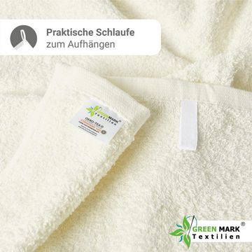 NatureMark Handtücher Handtuch 400gsm 50 X 100 CM (8er-Set), 100% Baumwolle (8-St), 8X Handtücher, 100% Baumwolle, Naturweiß, 50 x 100cm