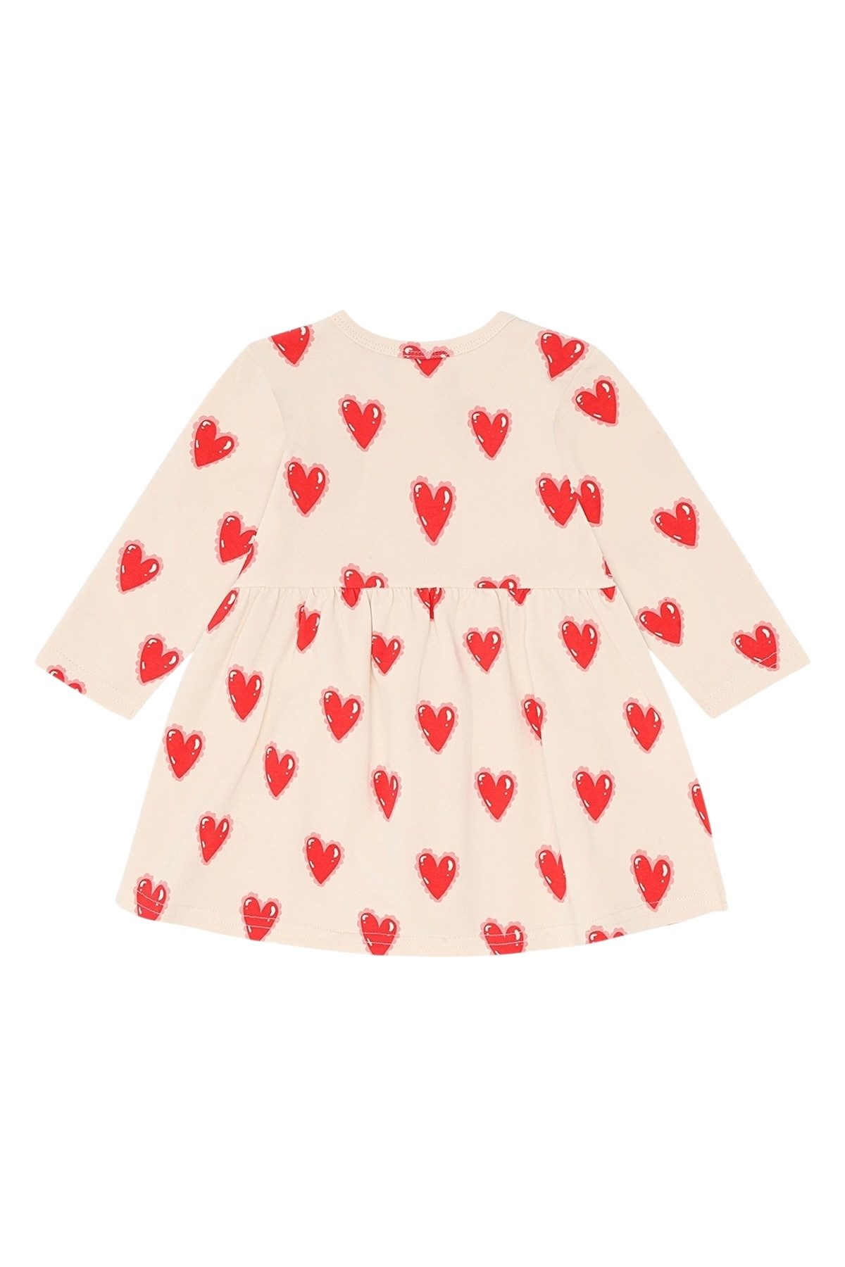 Hust & Claire A-Linien-Kleid HCKis Spring Love (1-tlg) Hust & Claire Mädchenkleid Kis Spring Love, Herz-Print, Langarm