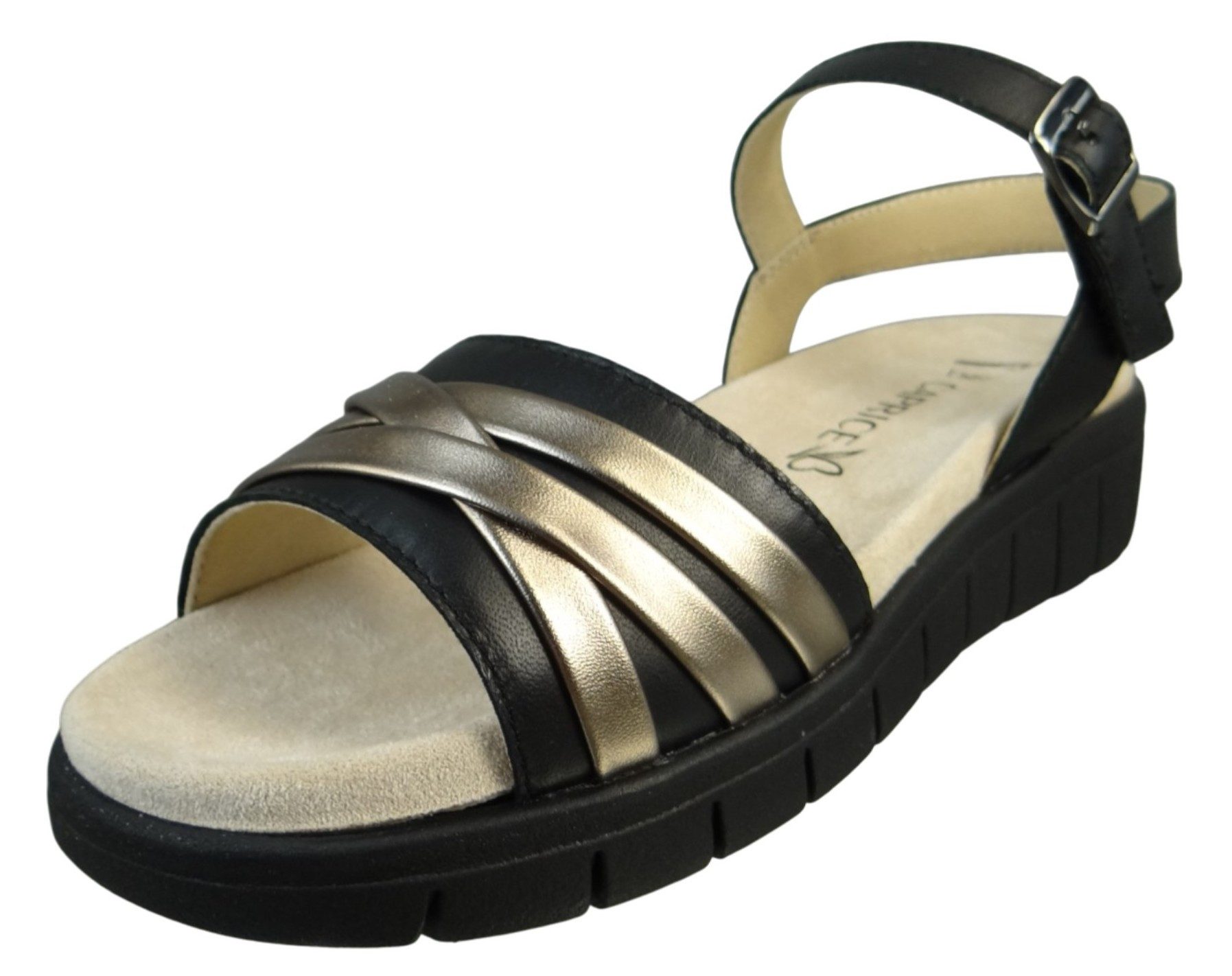 9-28706-46 019 Black Comb Sandale