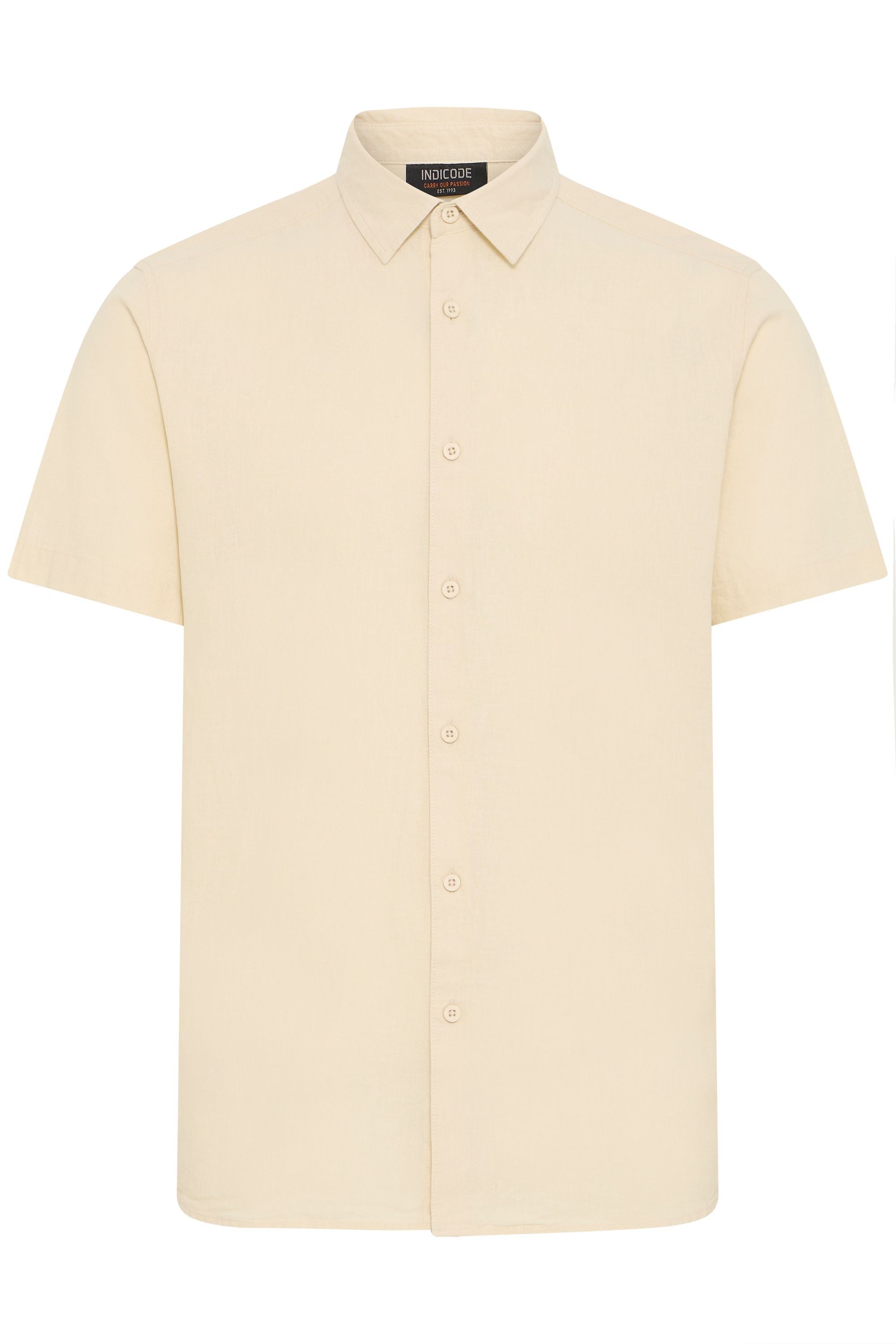 Indicode Leinenhemd IDMonk Sommerliches Leinenhemd günstig online kaufen