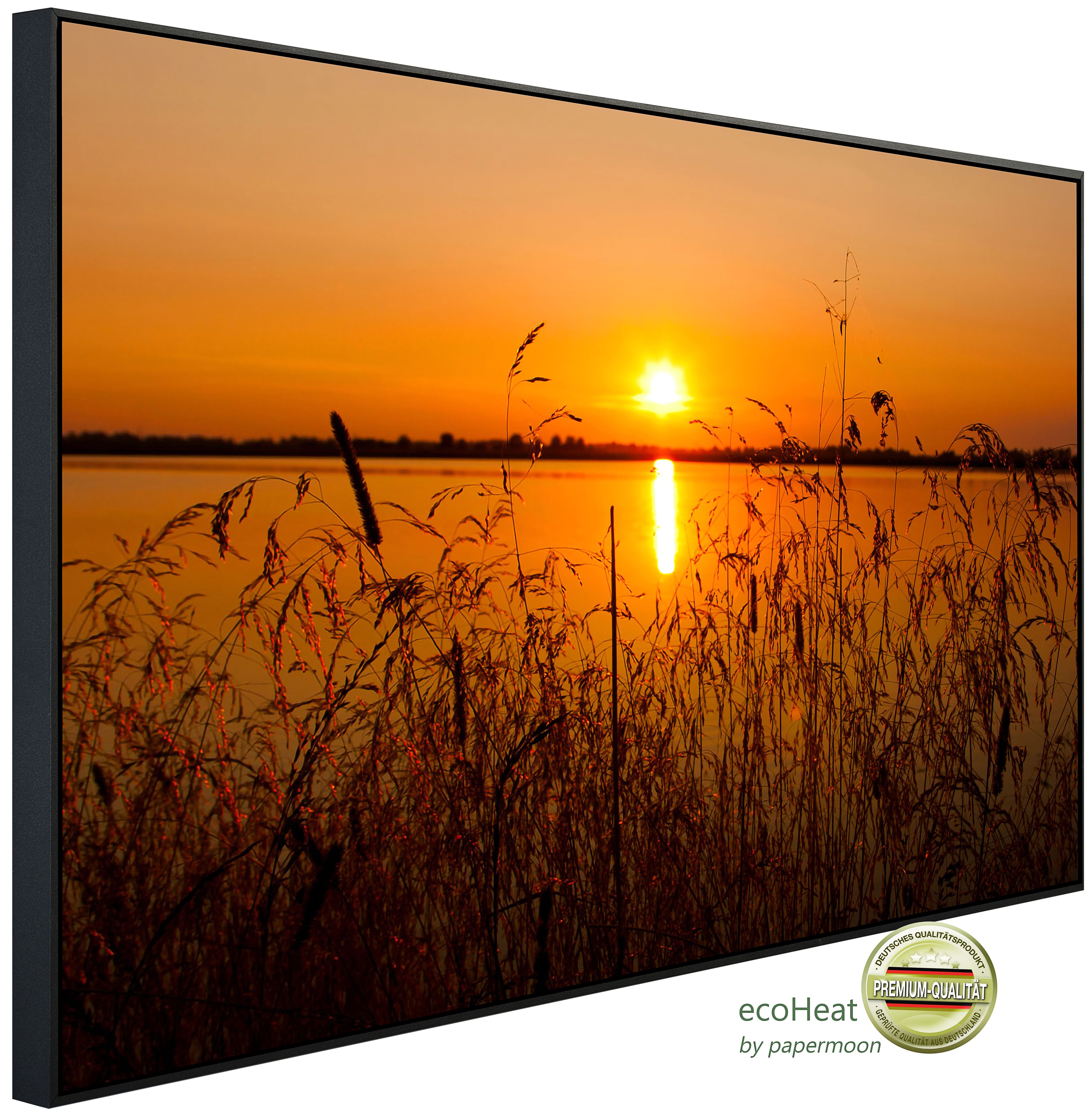 Papermoon Infrarotheizung INFRAROT-BILD-HEIZUNG, See, TÜV-Rheinland/GS zertifiziert, angenehme Strahlungswärme