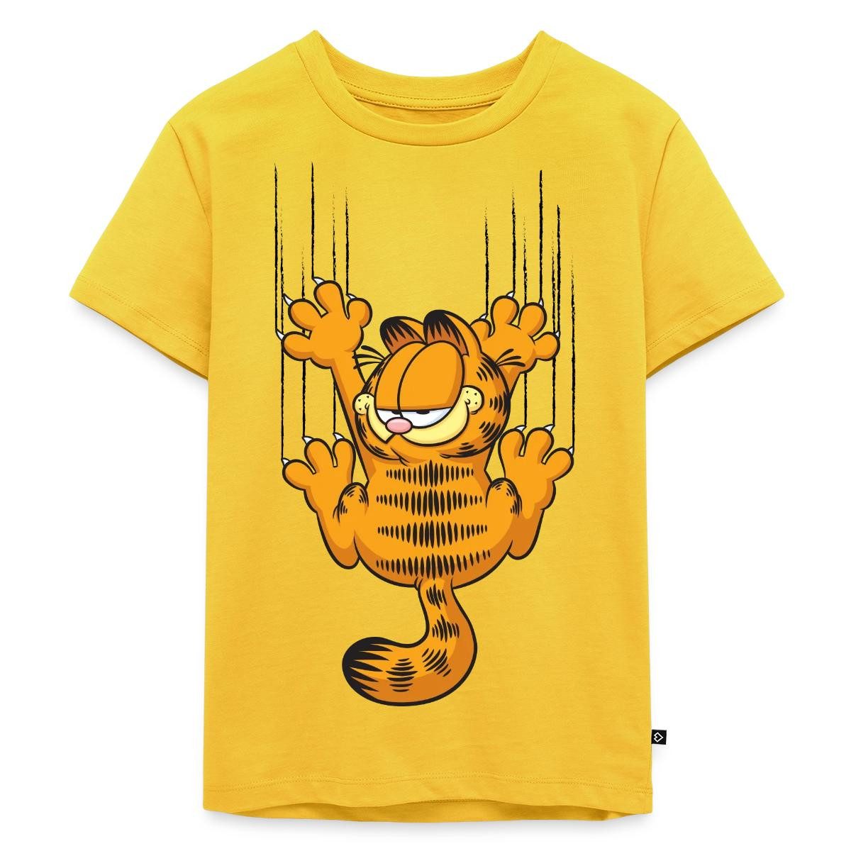 T-Shirt Garfield Kratzer Kinder Premium T-Shirt