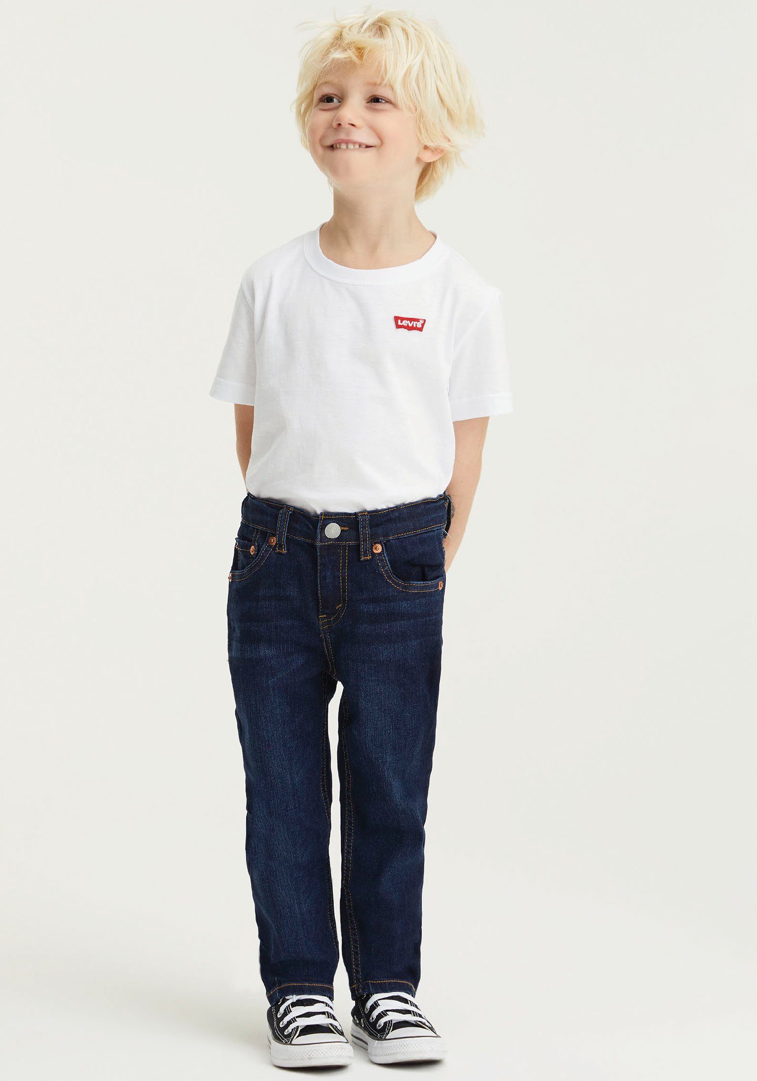 BOYS Kids blue Stretch-Jeans dark PERFORMANCE used STRONG for Levi's® 512